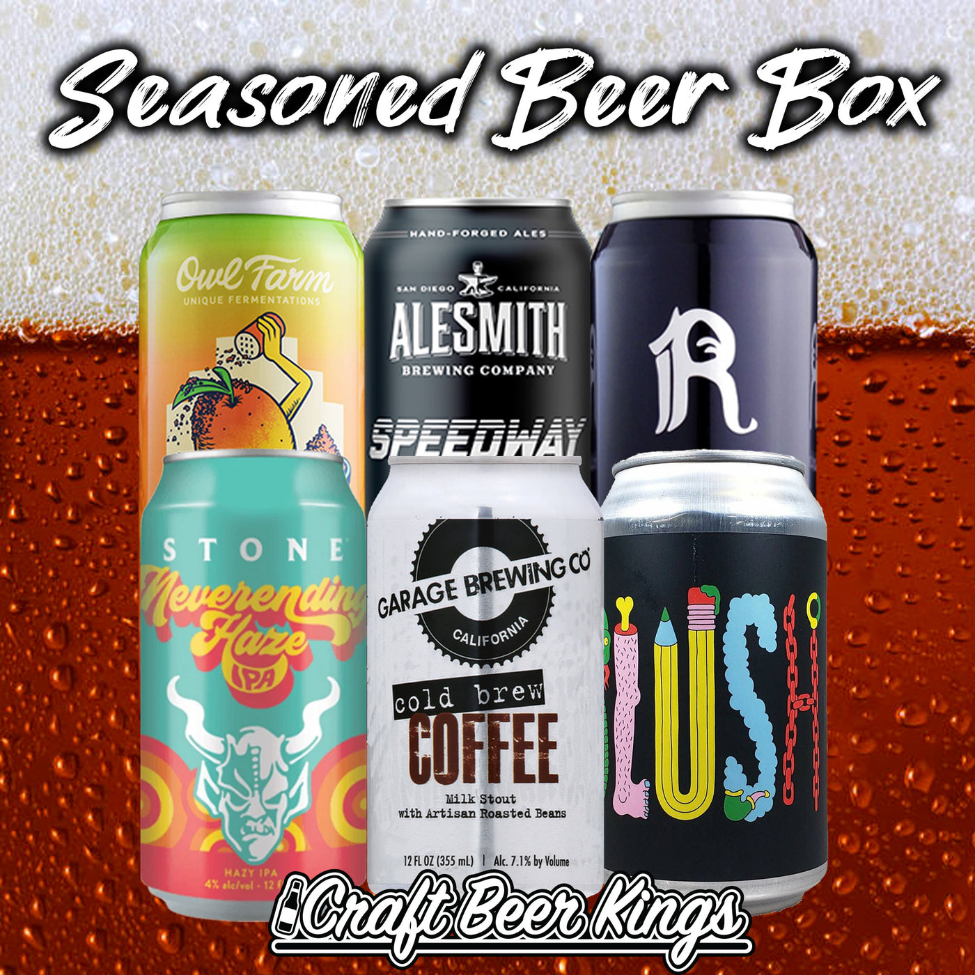 Seasoned Beer Box - Shipping Included!