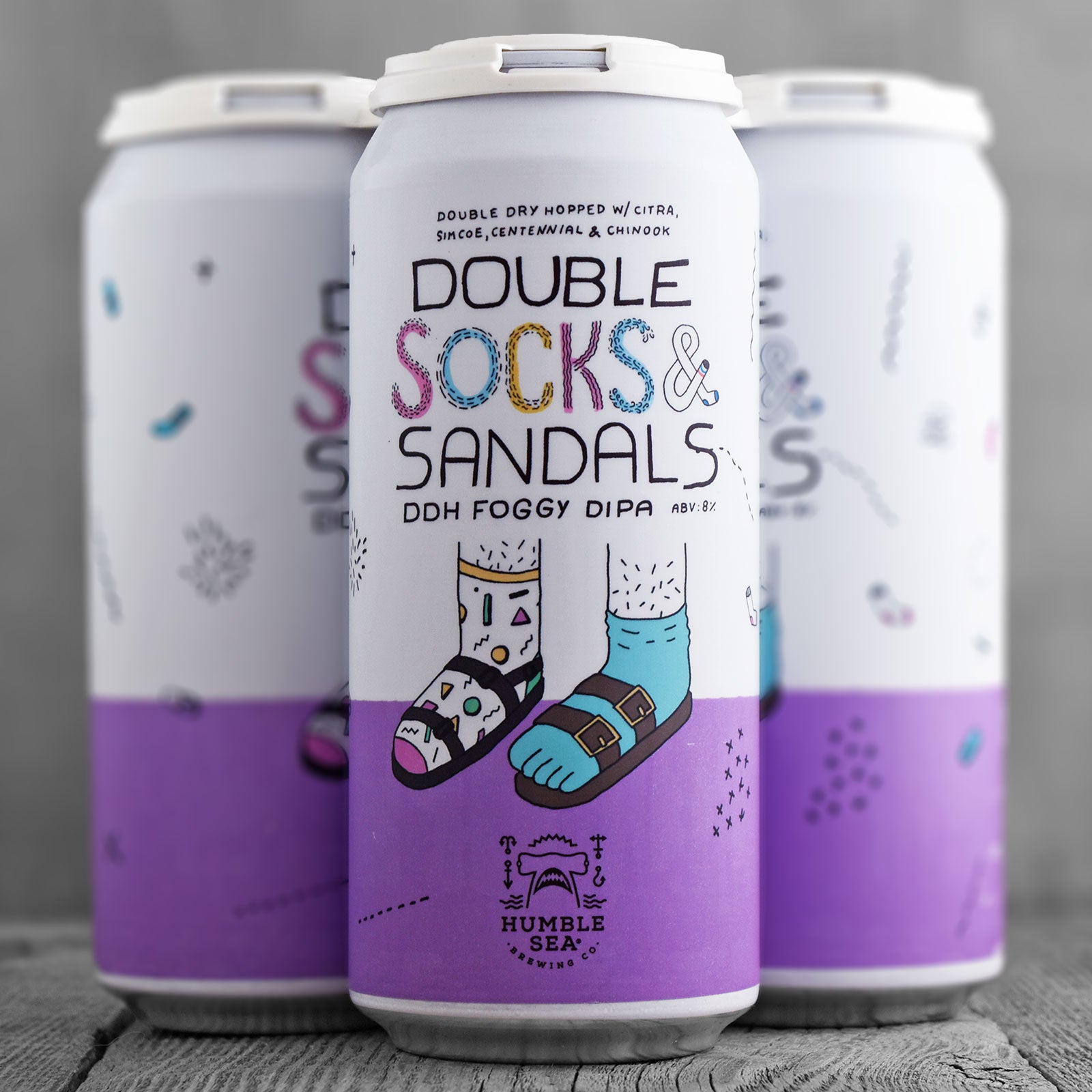 Humble Sea Double Socks & Sandals Craft Beer Kings CBK