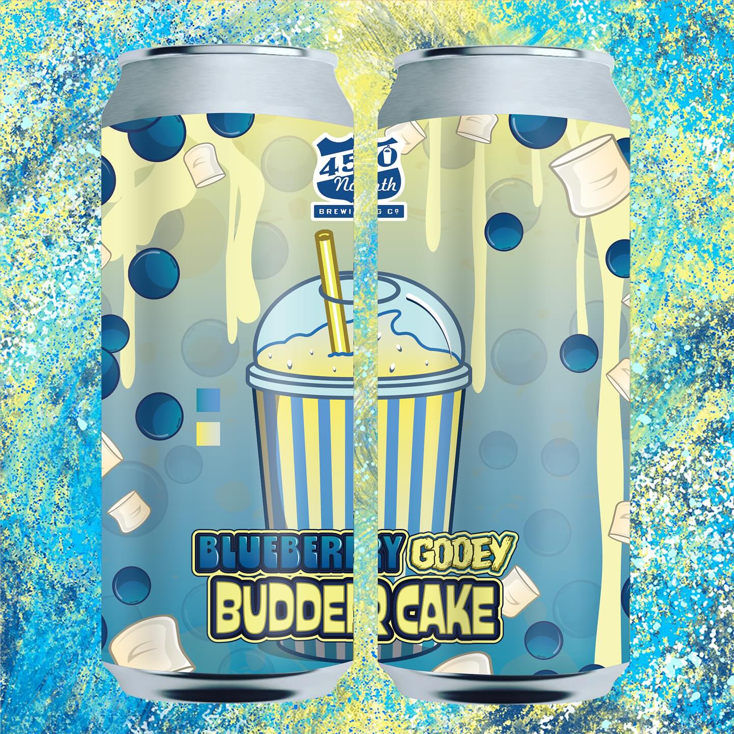 450 North Brewing Blueberry Gooey Budder Cake