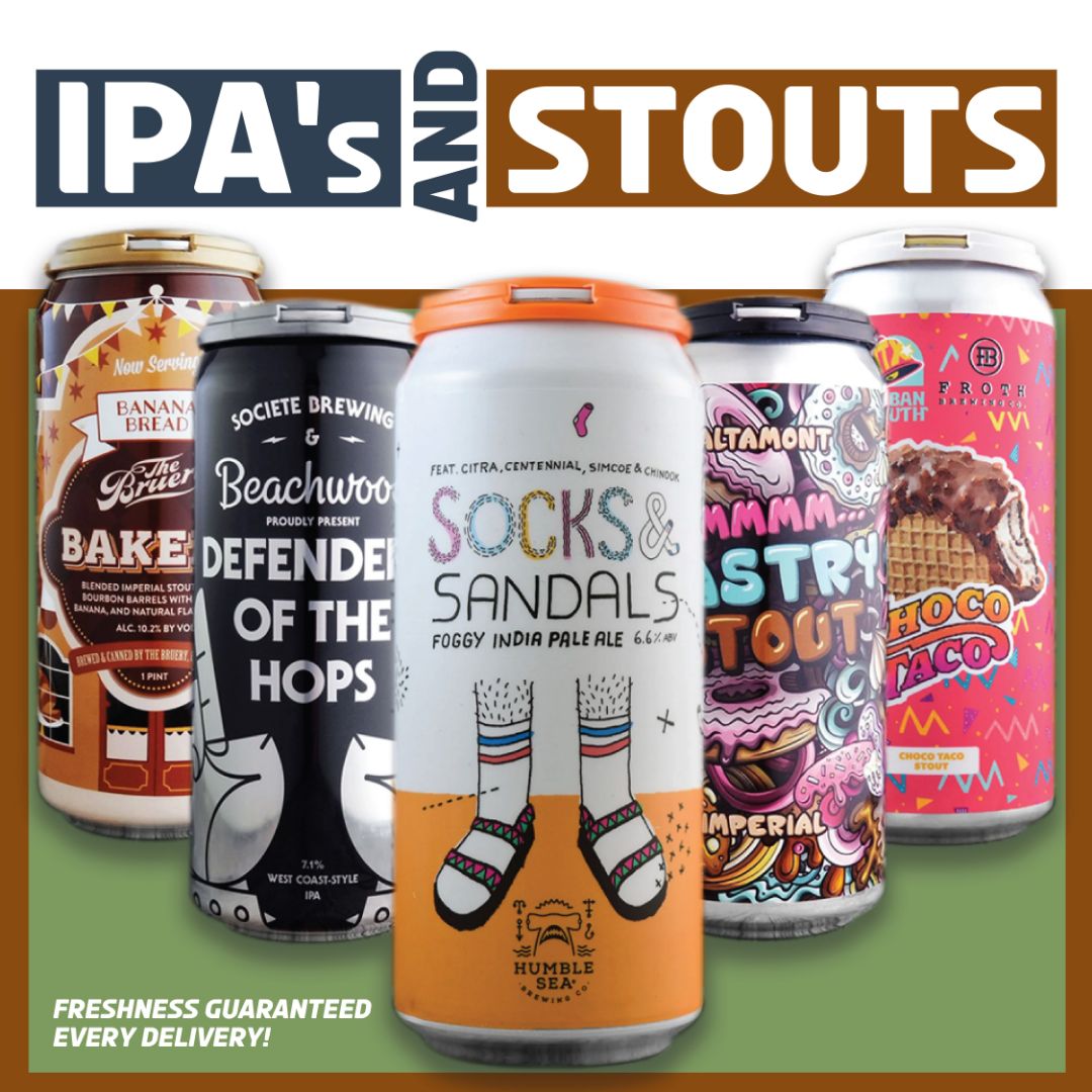 IPAs & Stouts: A Bold Flavor Experience (Shipping Included)