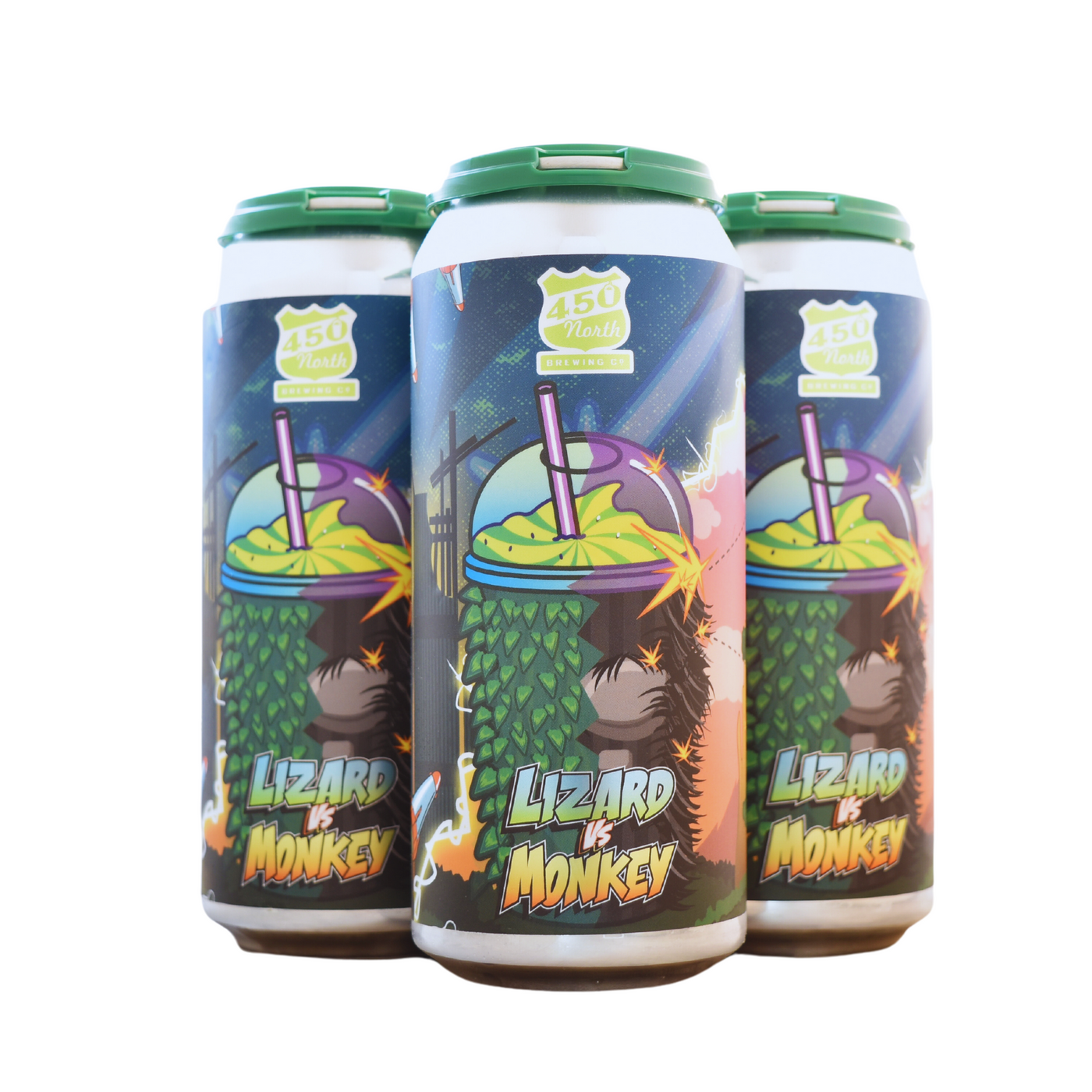 450 North Brewing Lizard vs Monkey