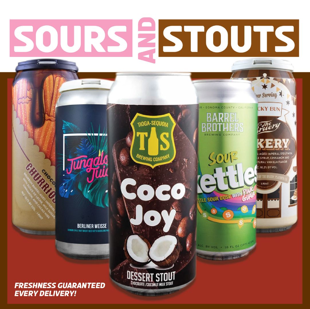 Sours & Stouts: A Taste Adventure (Shipping Included)