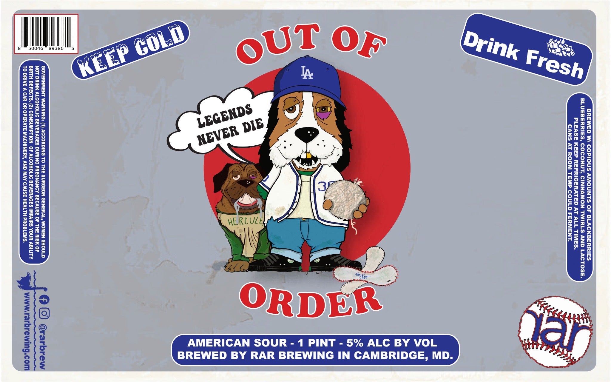 Rar Brewing Legends Never Die