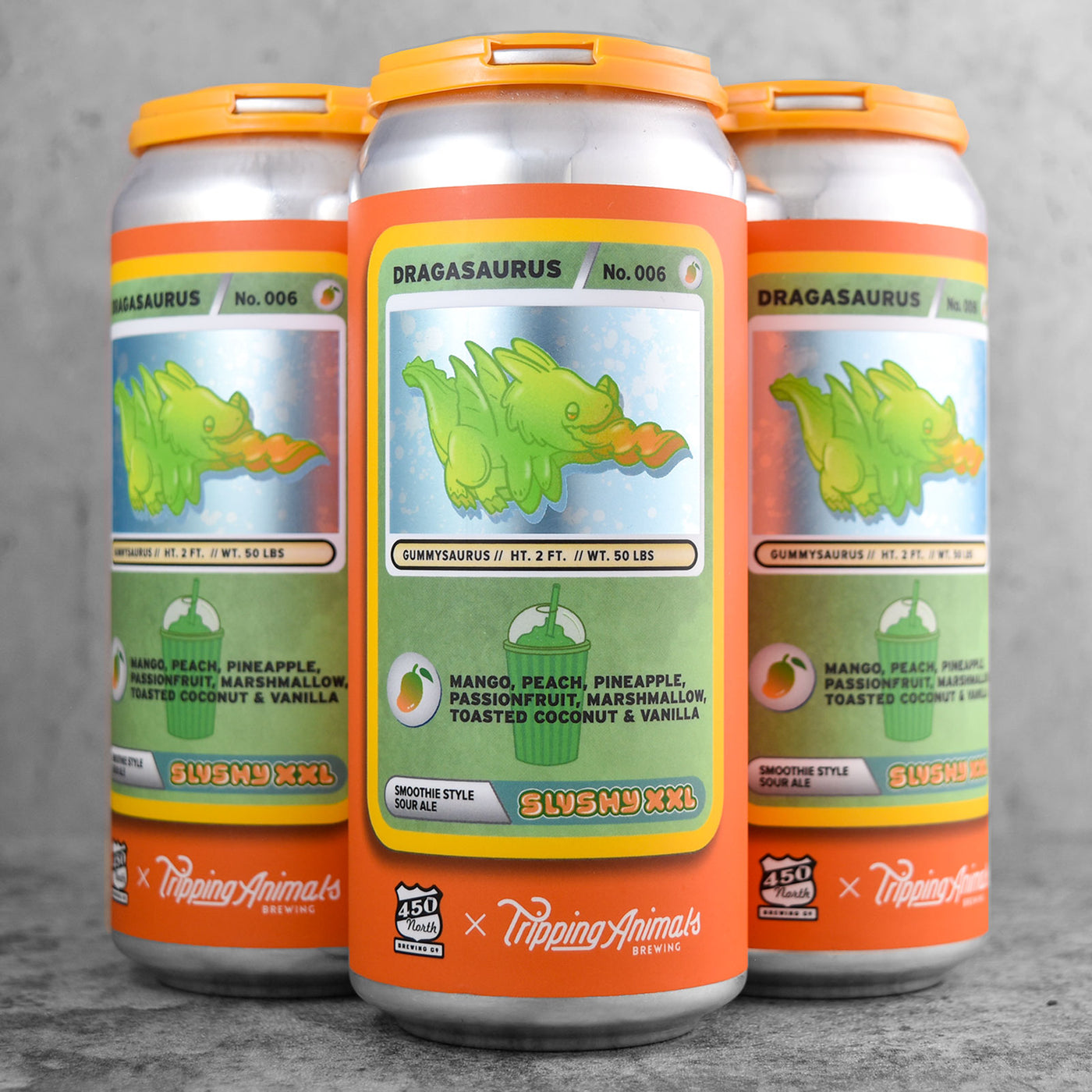 450 North x Tripping Animals Dragasauras Slushy XXL "Limit 1 4-Pack"