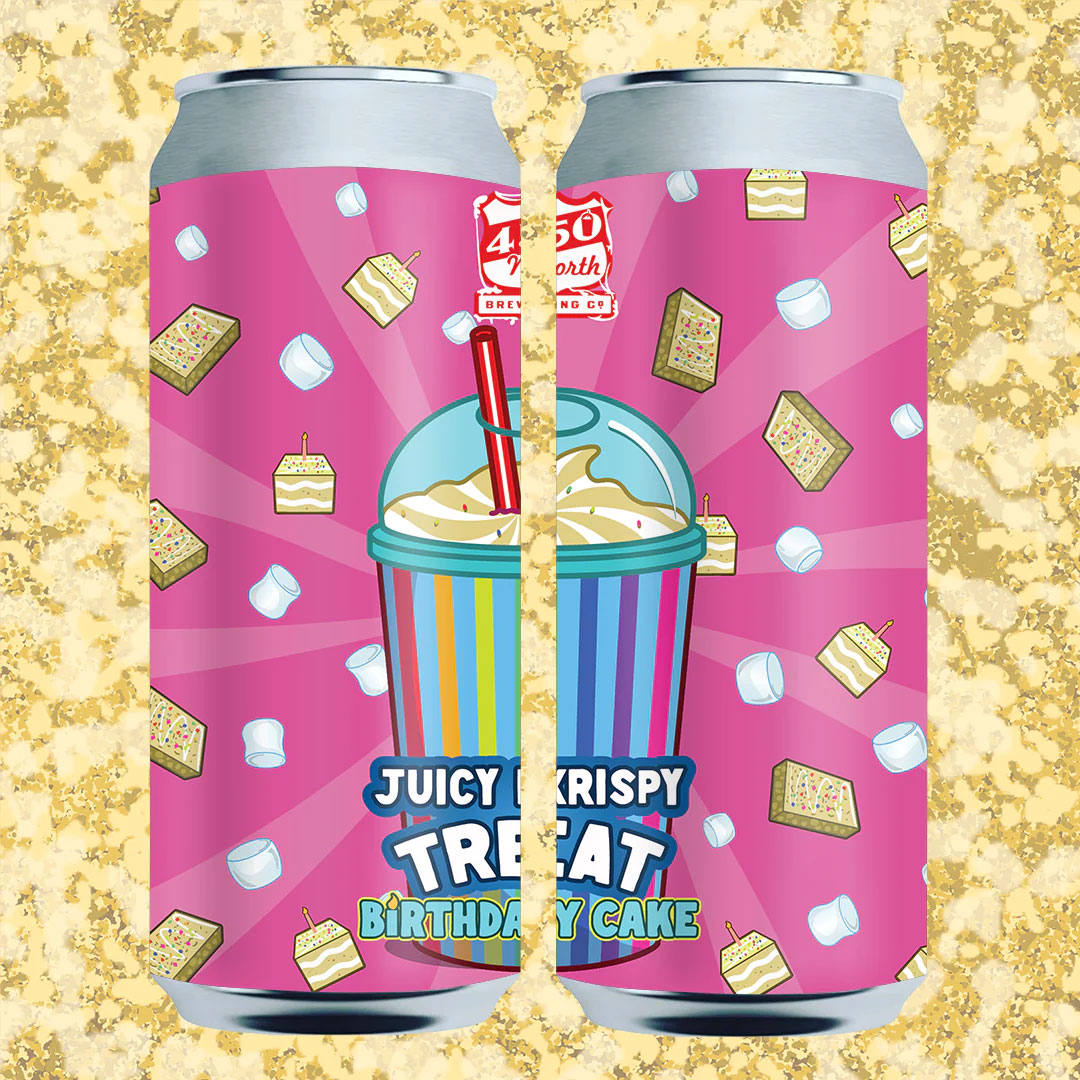 450 North Juicy Krispie Treat Birthday Cake Slushy XL