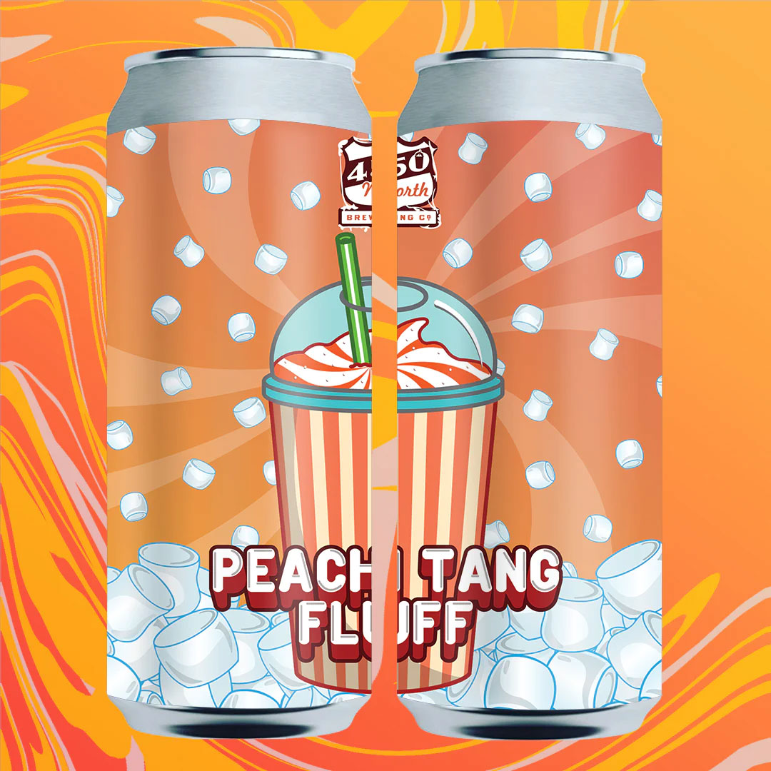 450 North Peach Tang Fluff Slushmallow