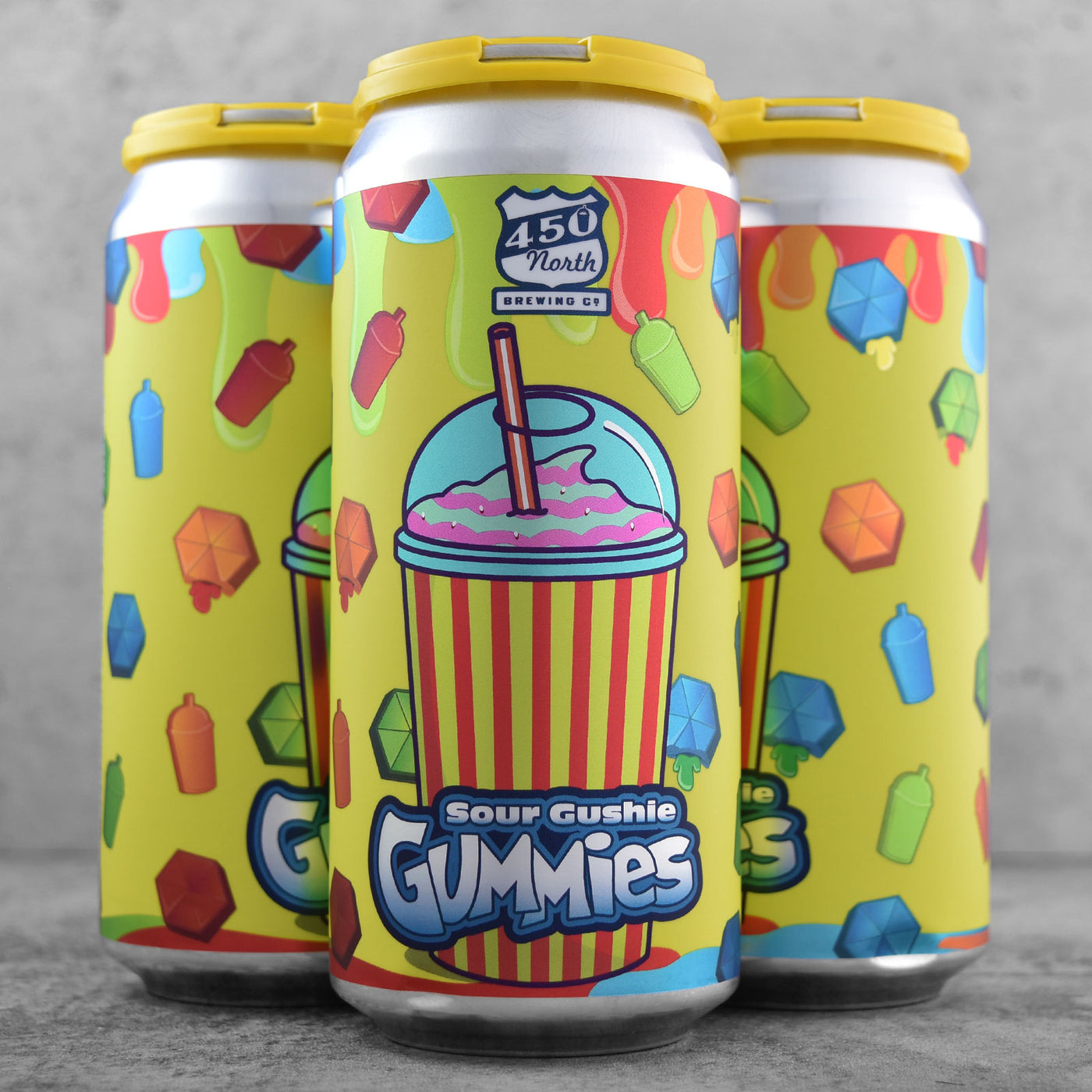 450 North Sour Gushie Gummies Slushy XXL