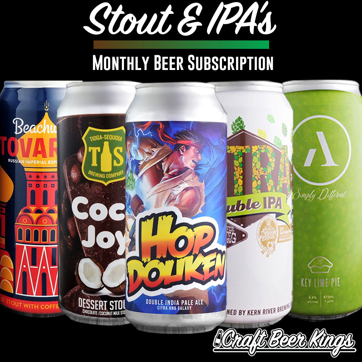 Stout and IPA Subscription Box