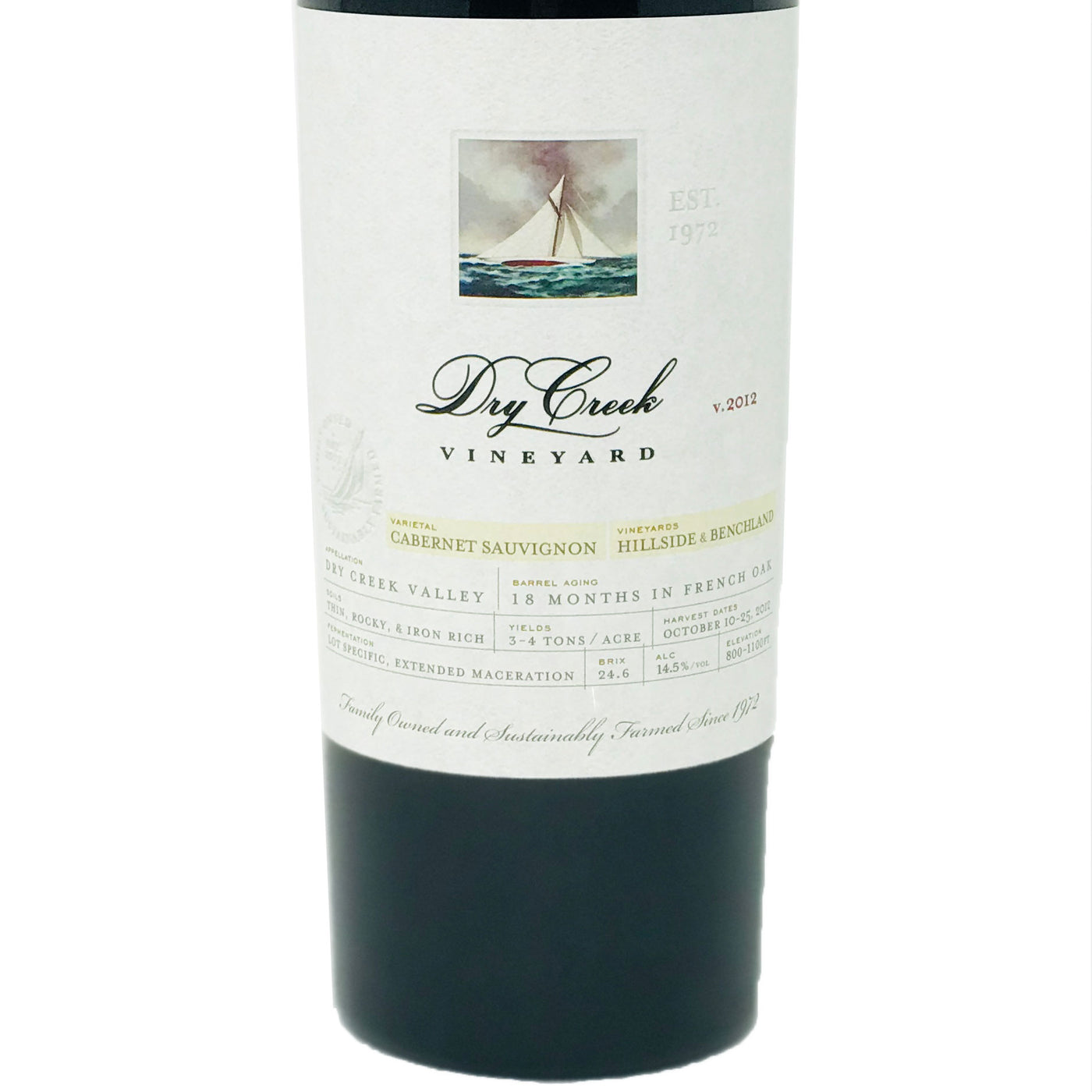 Dry Creek Vineyard Cabernet Sauvignon 2012