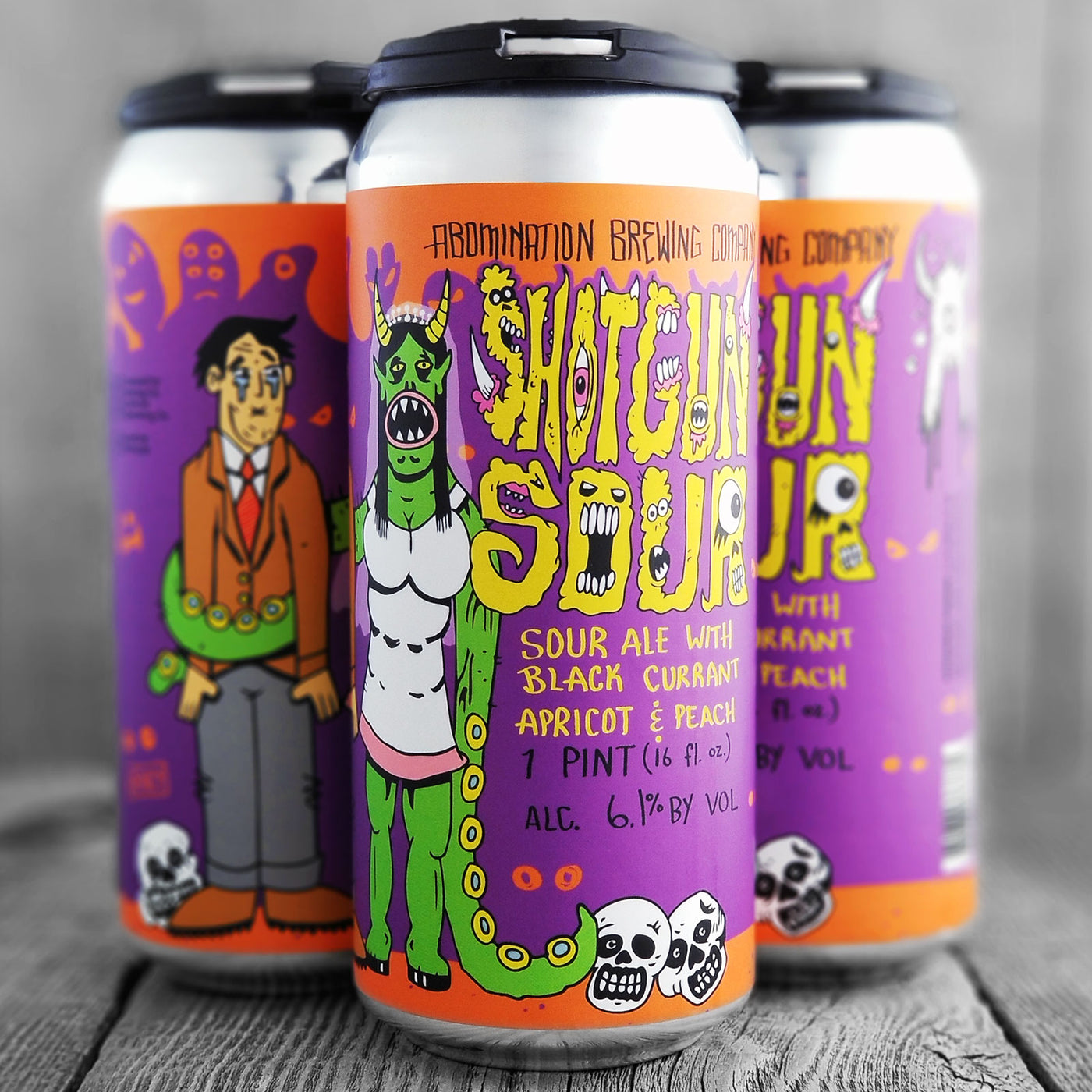 Abomination Shotgun Sour (Black Currant, Apricot, Peach)