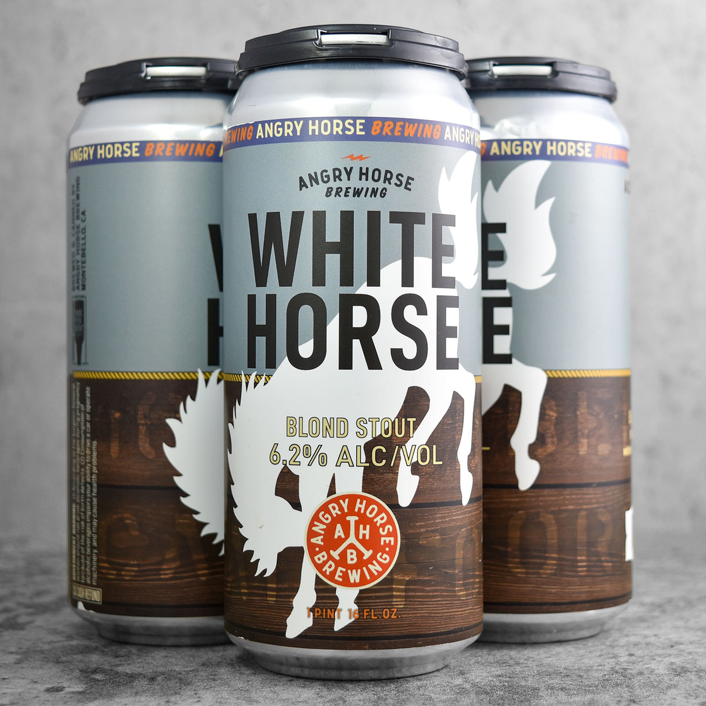 Angry Horse White Horse