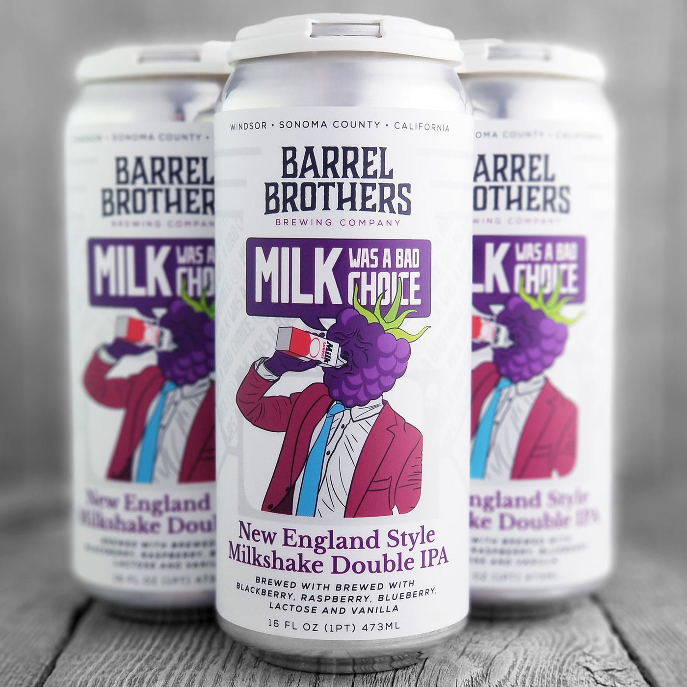 Barrel Brothers Milk Was A Bad Choice With Berries