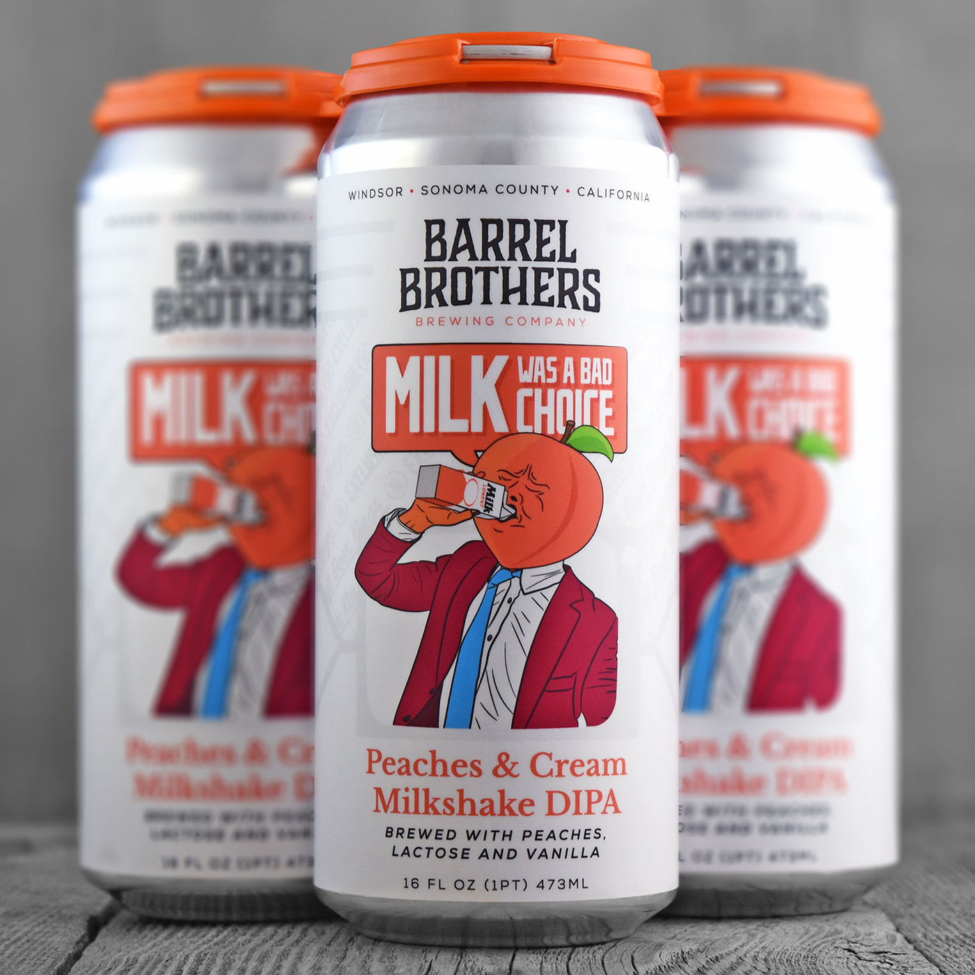 Milk Was A Bad Choice: Peaches & Cream