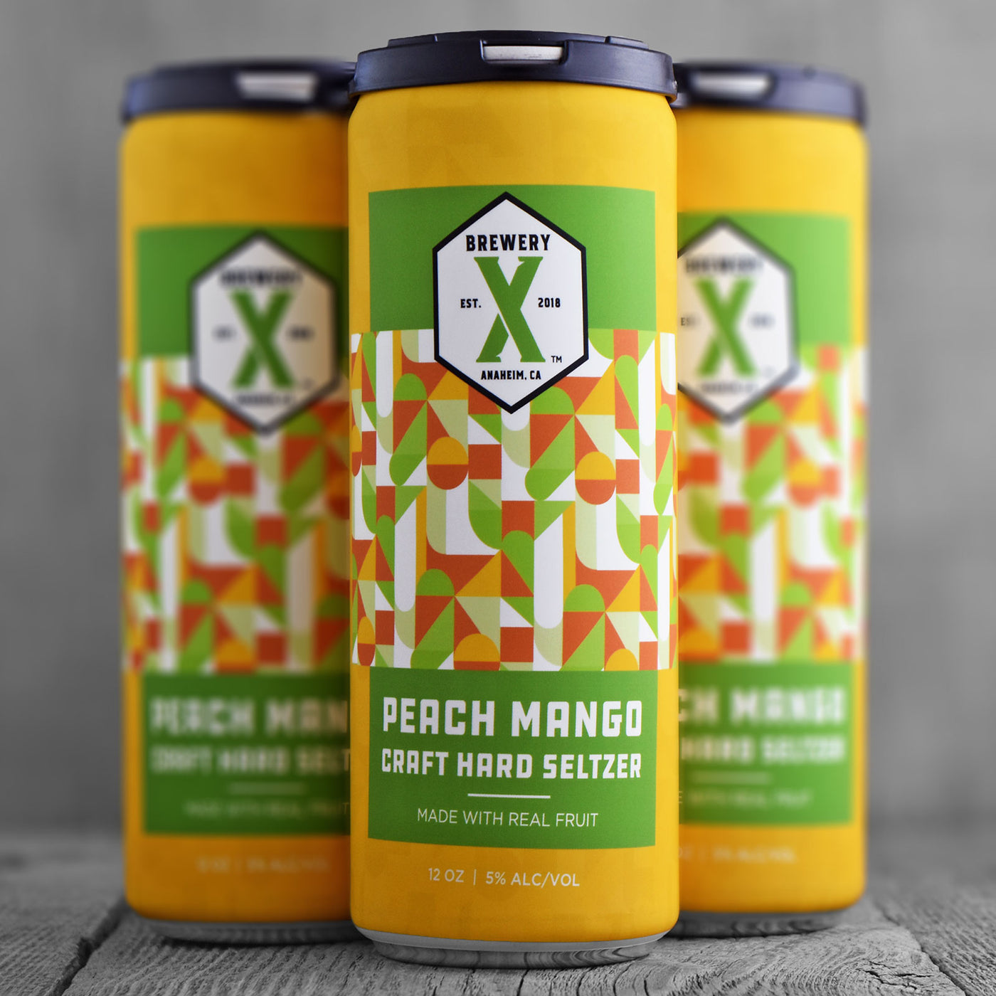 Brewery X Hard Seltzer Peach Mango