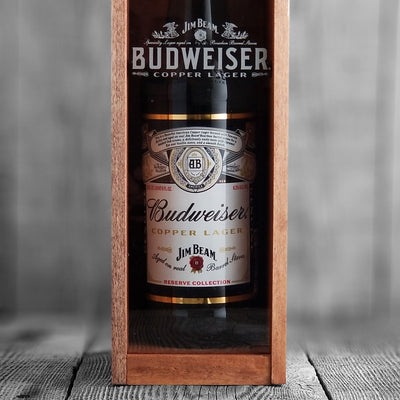 Budweiser Copper Lager Aged On Jim Beam Barrels