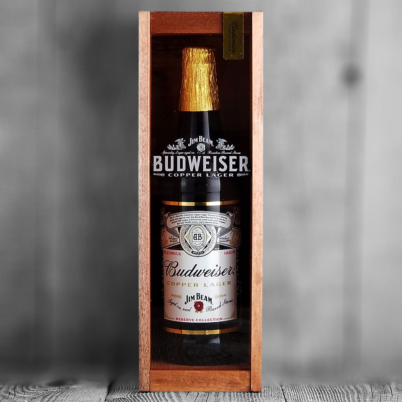 Budweiser Copper Lager Aged On Jim Beam Barrels