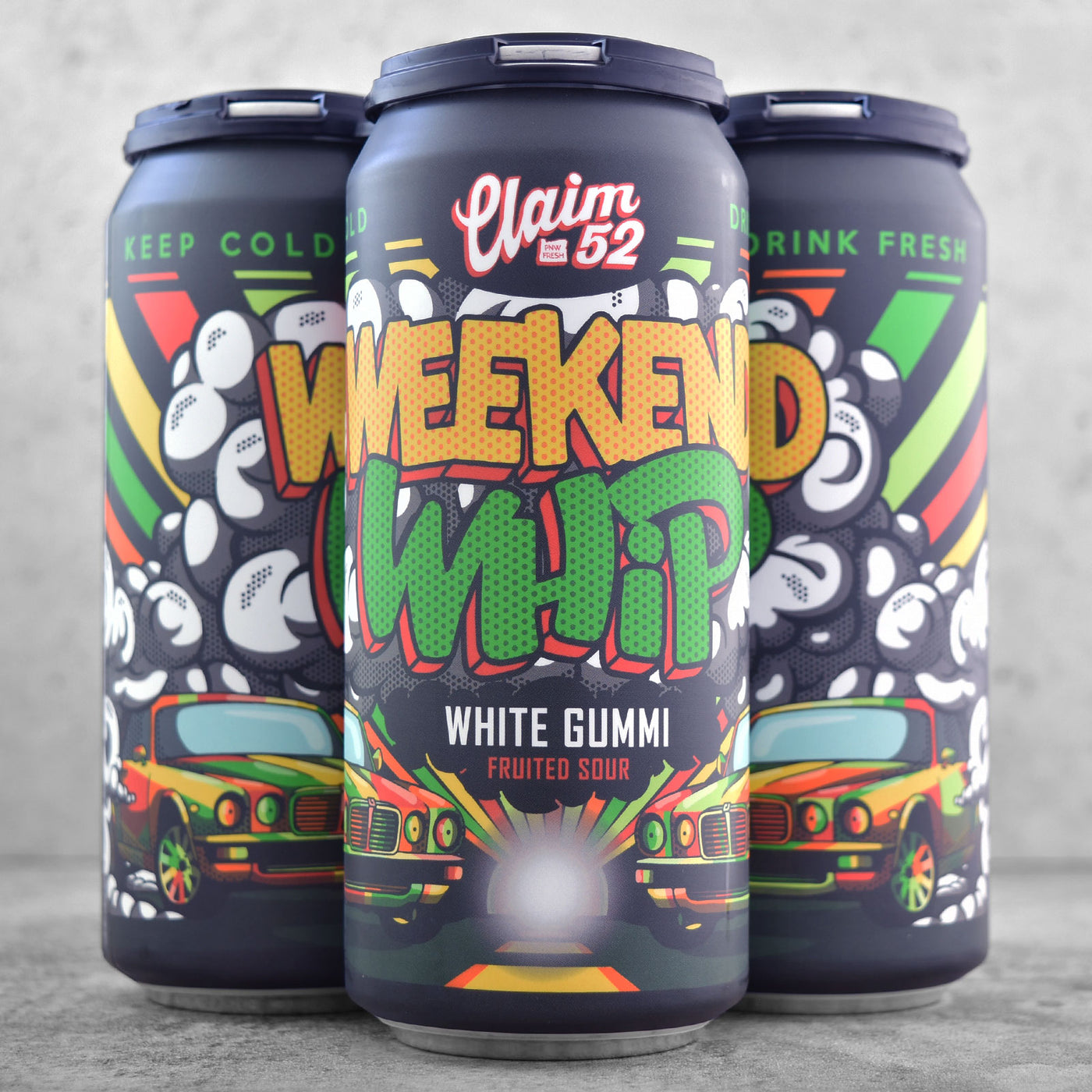 Claim 52 Weekend Whip: White Gummi