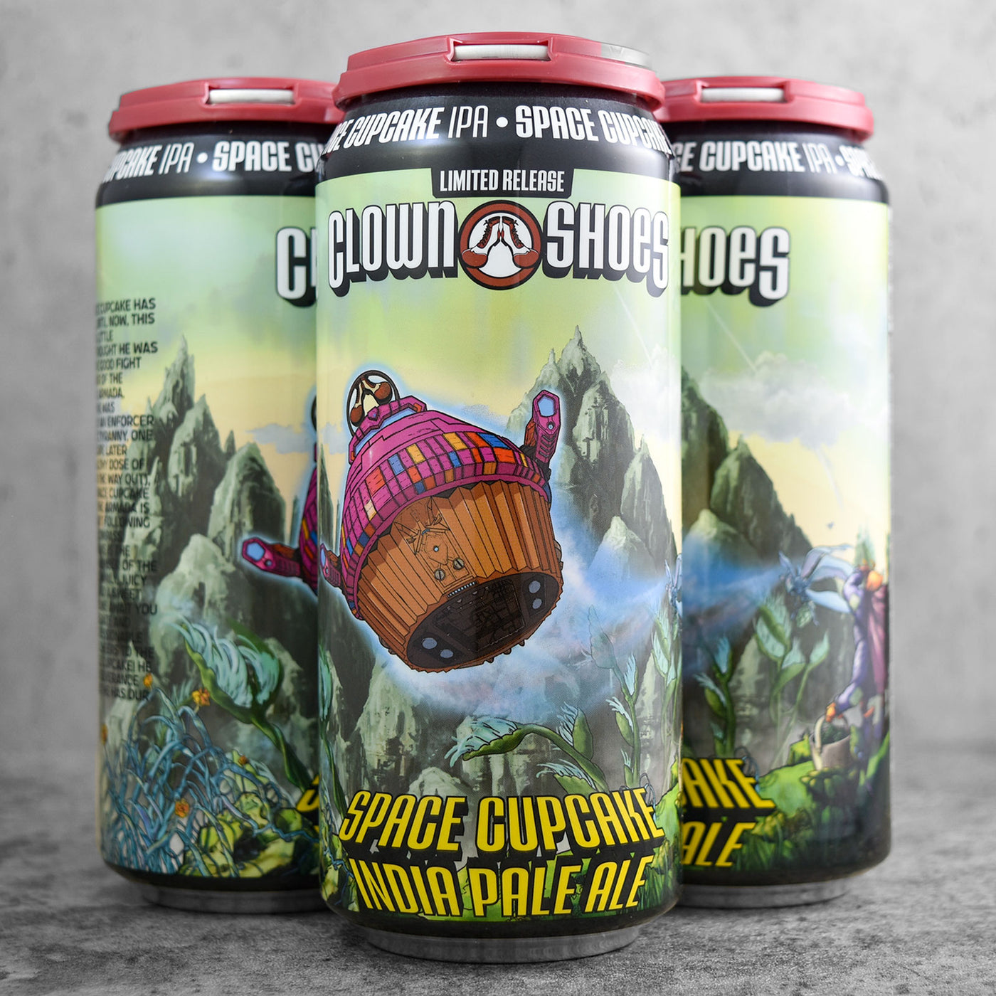 Clown Shoes Space Cupcake