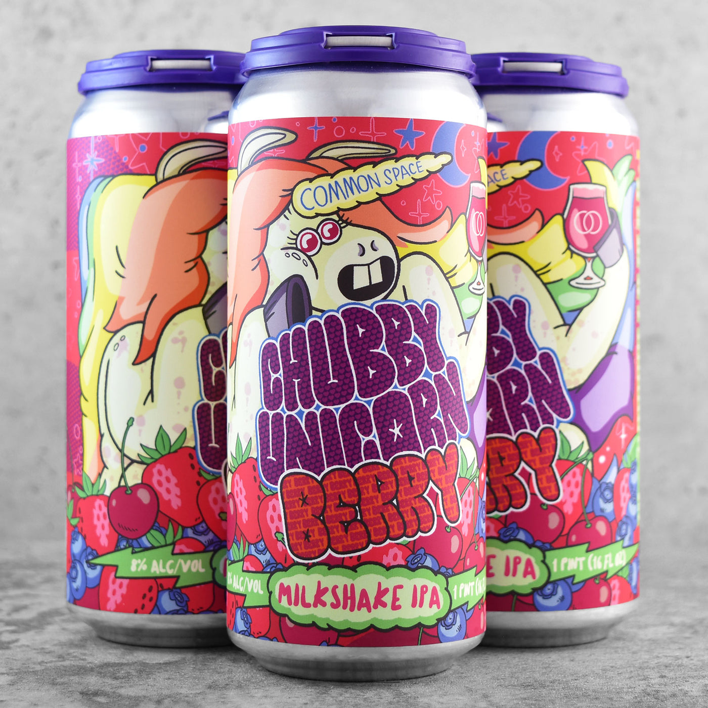 Common Space Chubby Unicorn Berry