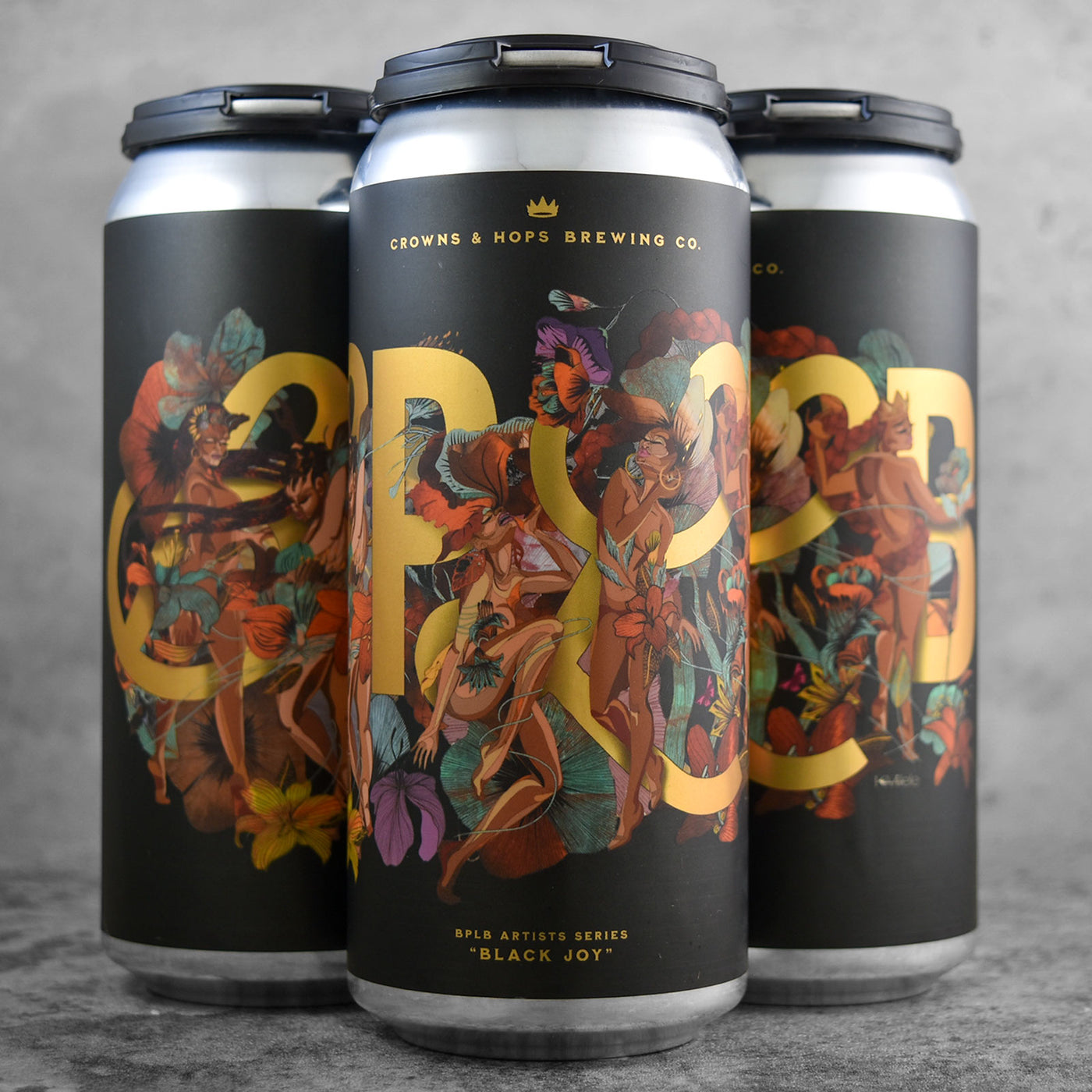 Crowns & Hops BPLB Hazy IPA Artist Series "Black Joy"