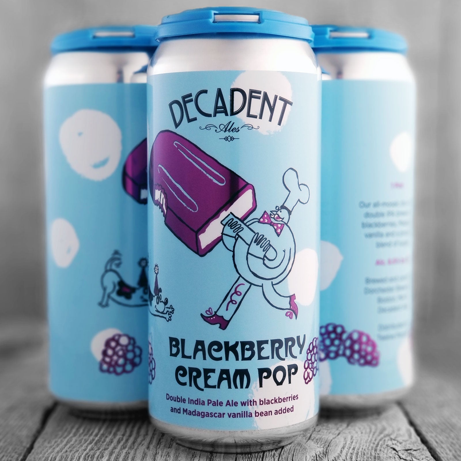 Decadent Blackberry Cream Pop