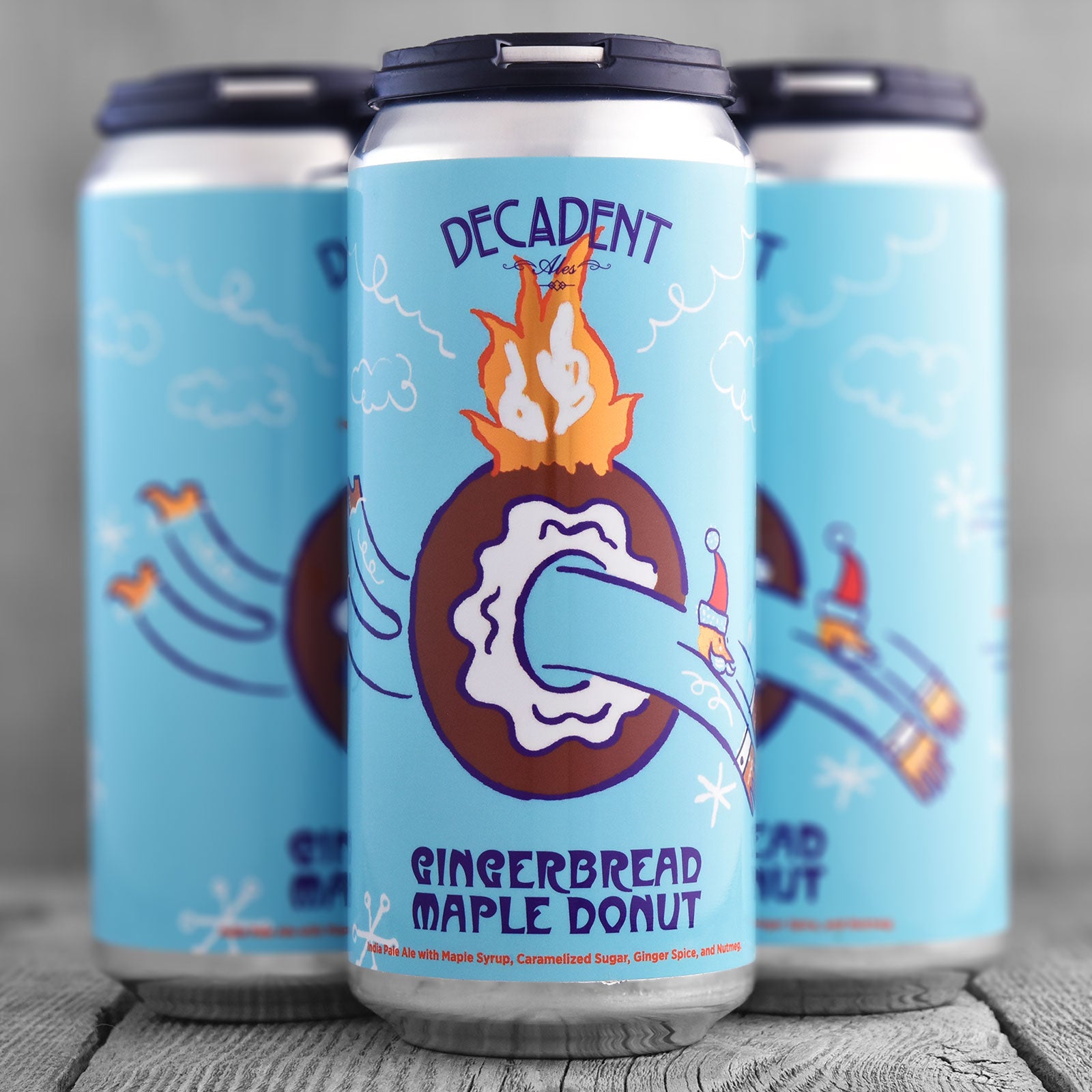 Decadent Gingerbread Maple Donut