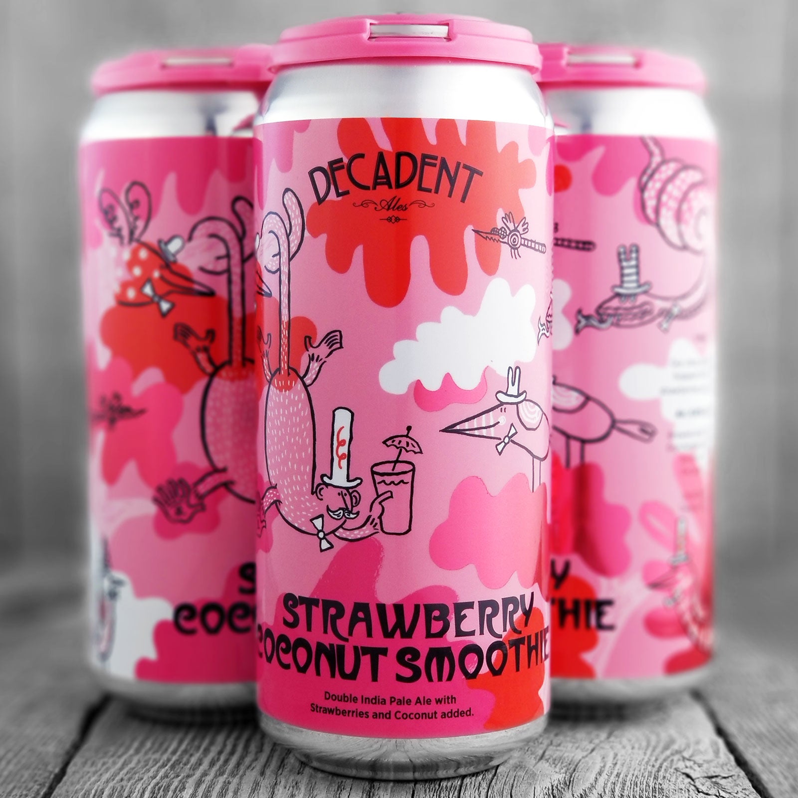 Decadent Strawberry Coconut Smoothie