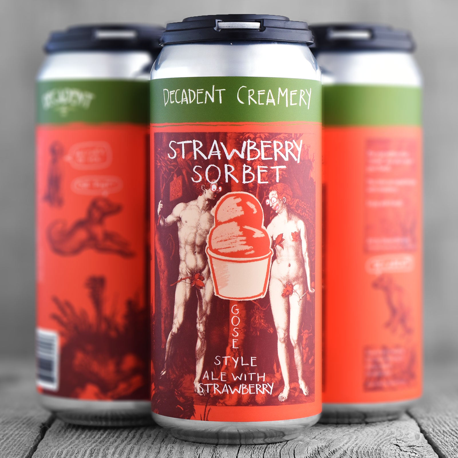 Decadent Strawberry Sorbet