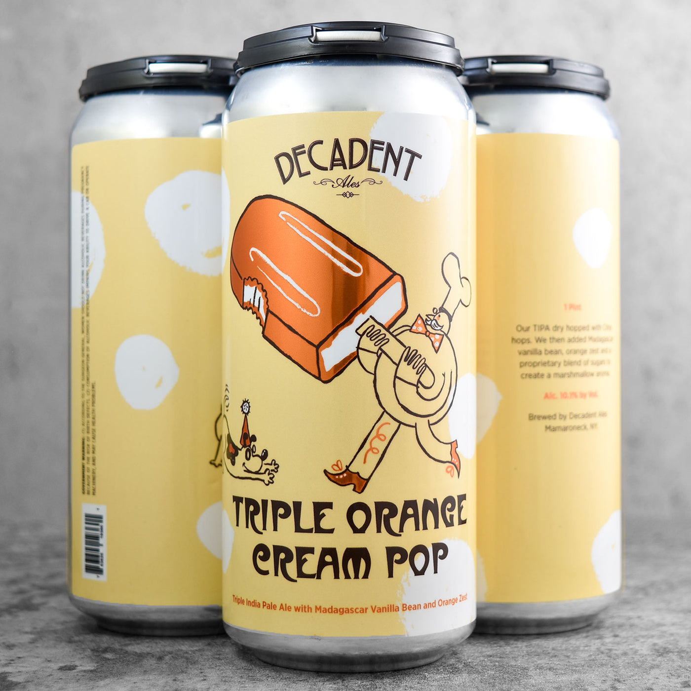 Decadent Triple Orange Cream Pop