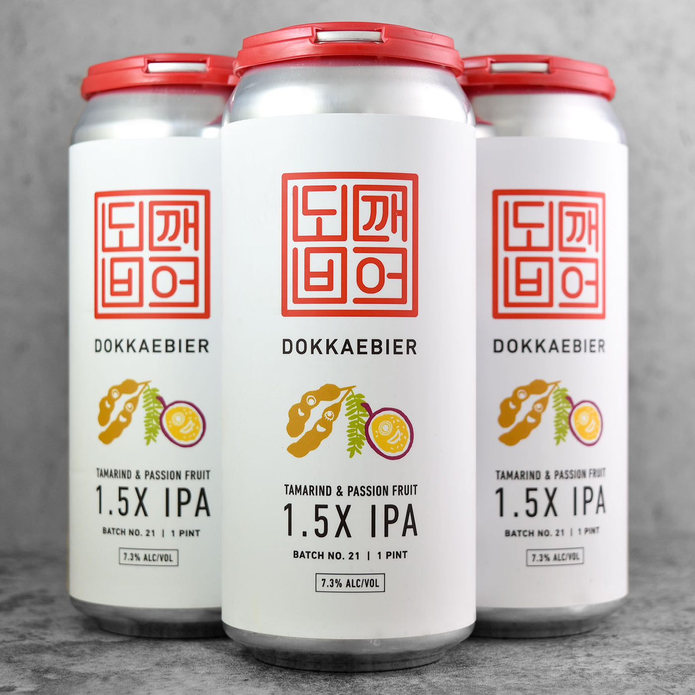 Dokkaebier 1.5X IPA with Tamarind & Passion Fruit