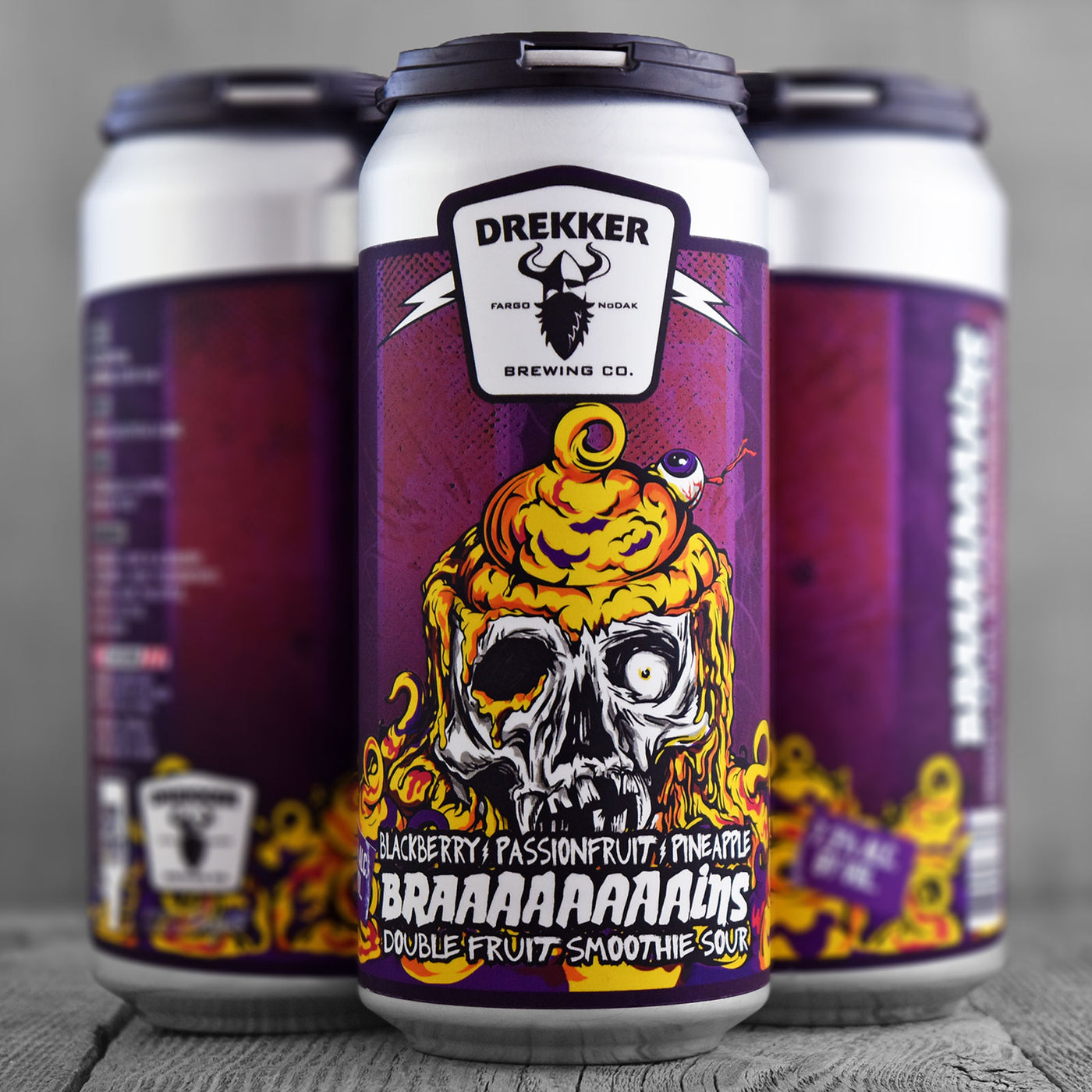 Drekker Braaaaaaaains - Blackberry, Passionfruit, Pineapple *Limit 1*