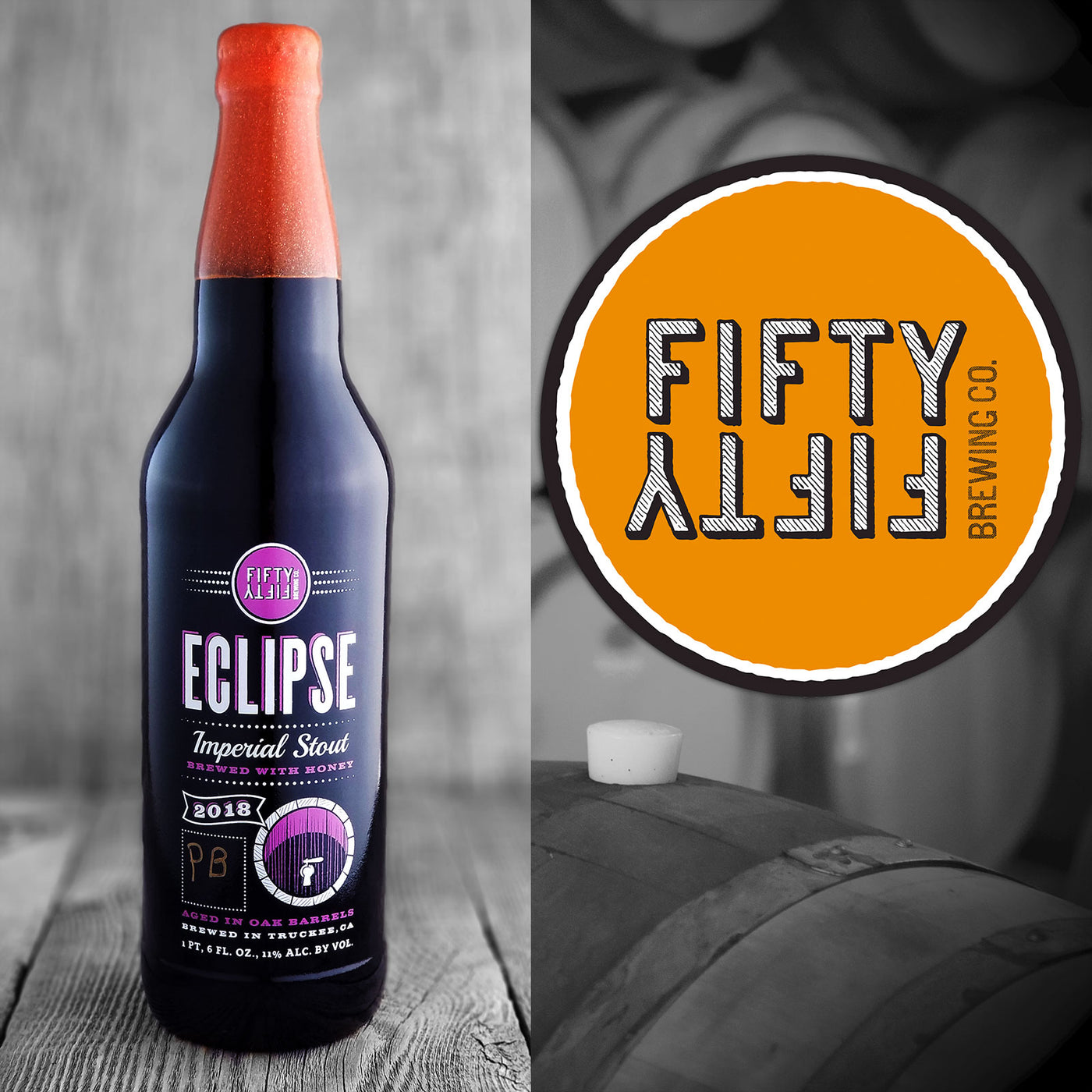 Fifty Fifty Eclipse Peach Brandy 2018