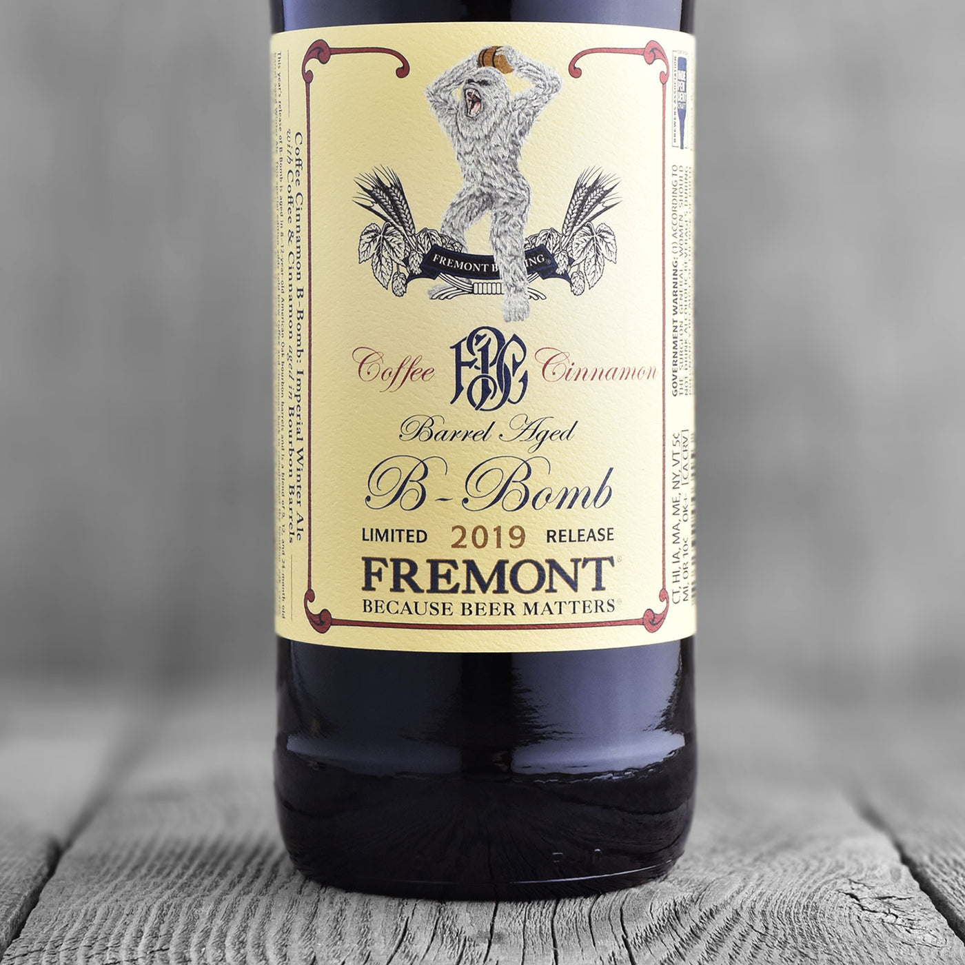 Fremont Barrel Aged B-Bomb Coffee Cinnamon - Limit 1