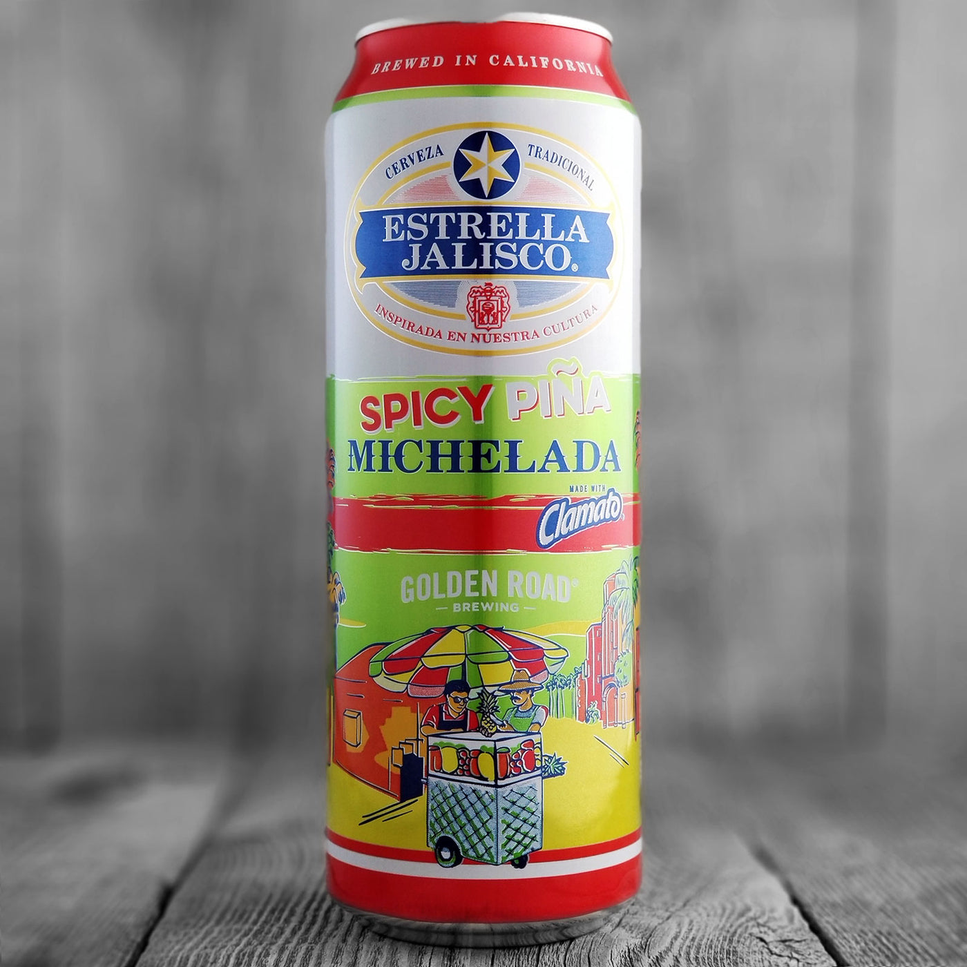 Estrella Jalisco / Golden Road Spicy Piña Michelada