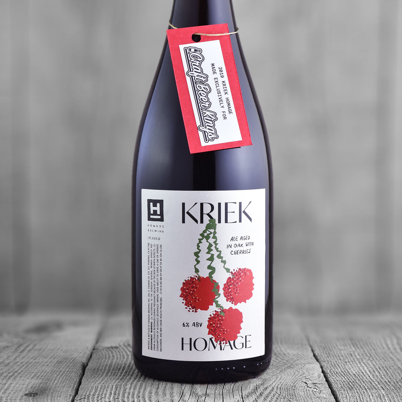 Homage / Craft Beer Kings - Kriek Homage 750ml **LIMIT 1**