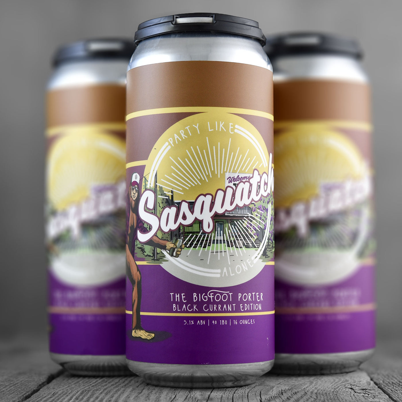 Hop Capital Party Like Sasquatch Alone Black Currant Edition