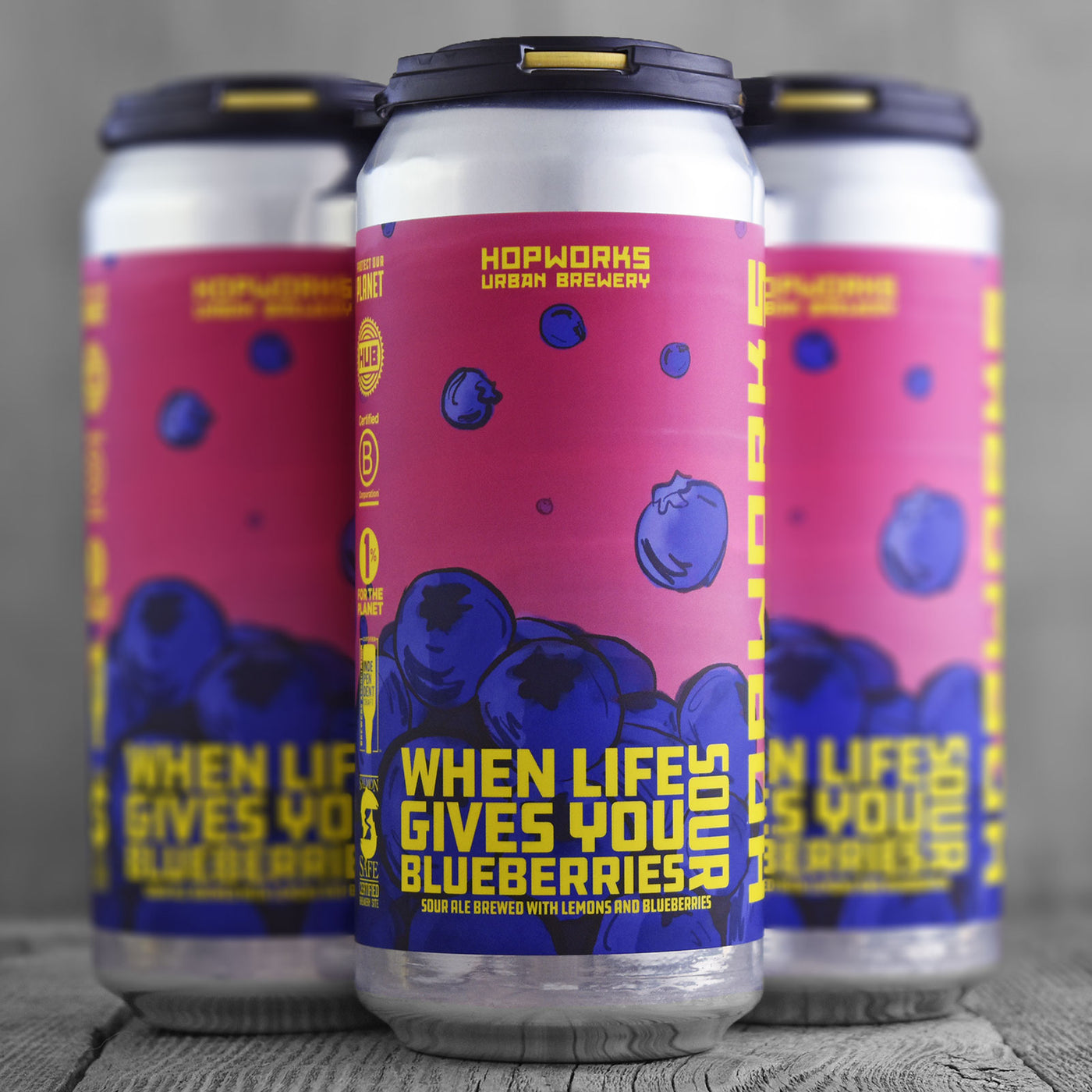 Hopworks Urban Brewery When Life Gives You Blueberries