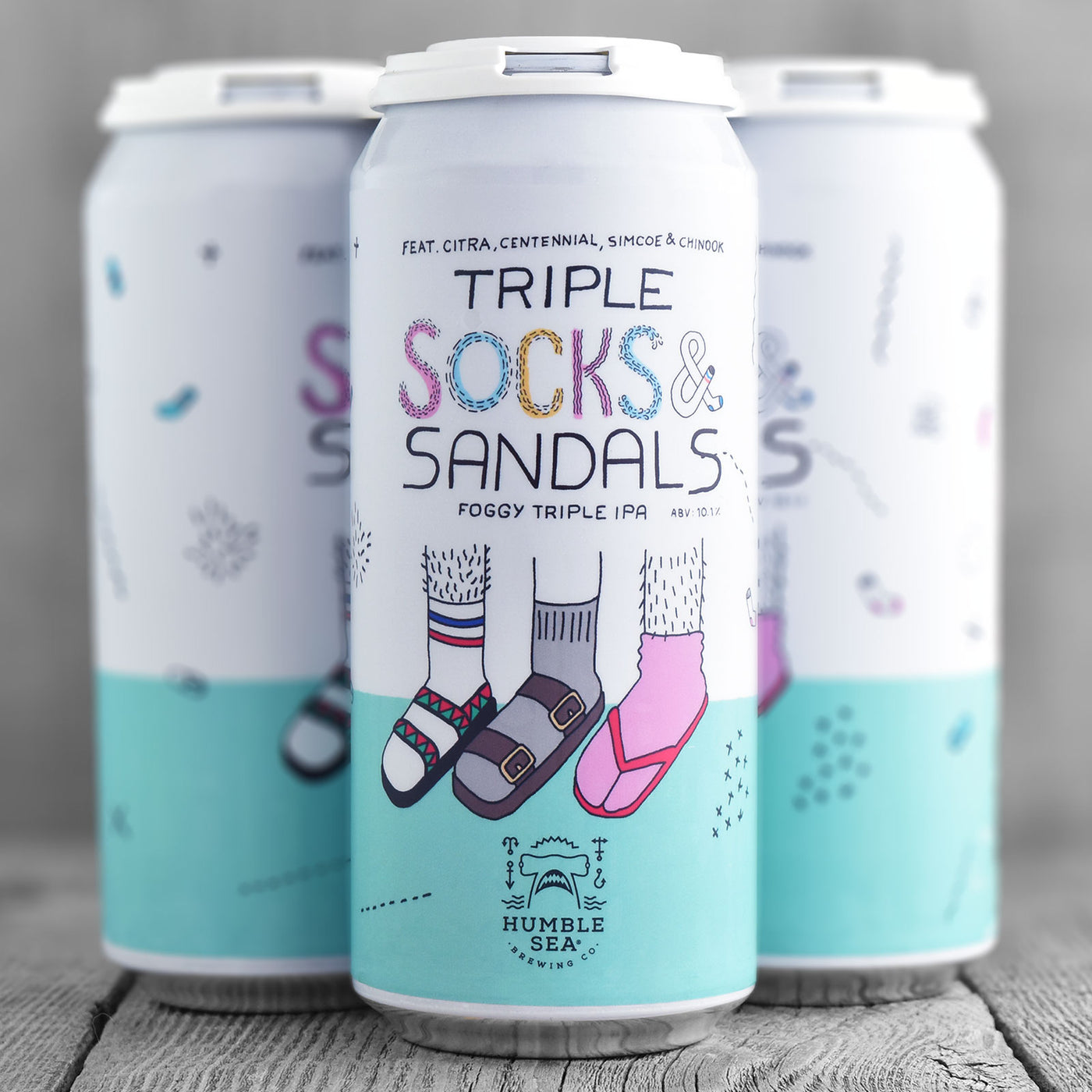 Humble Sea Triple Socks & Sandals