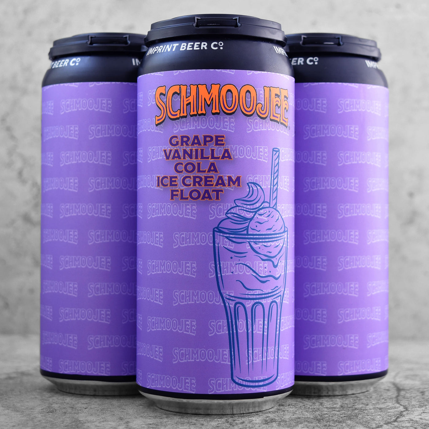 Imprint Schmoojee Grape Vanilla Cola Ice Cream Float
