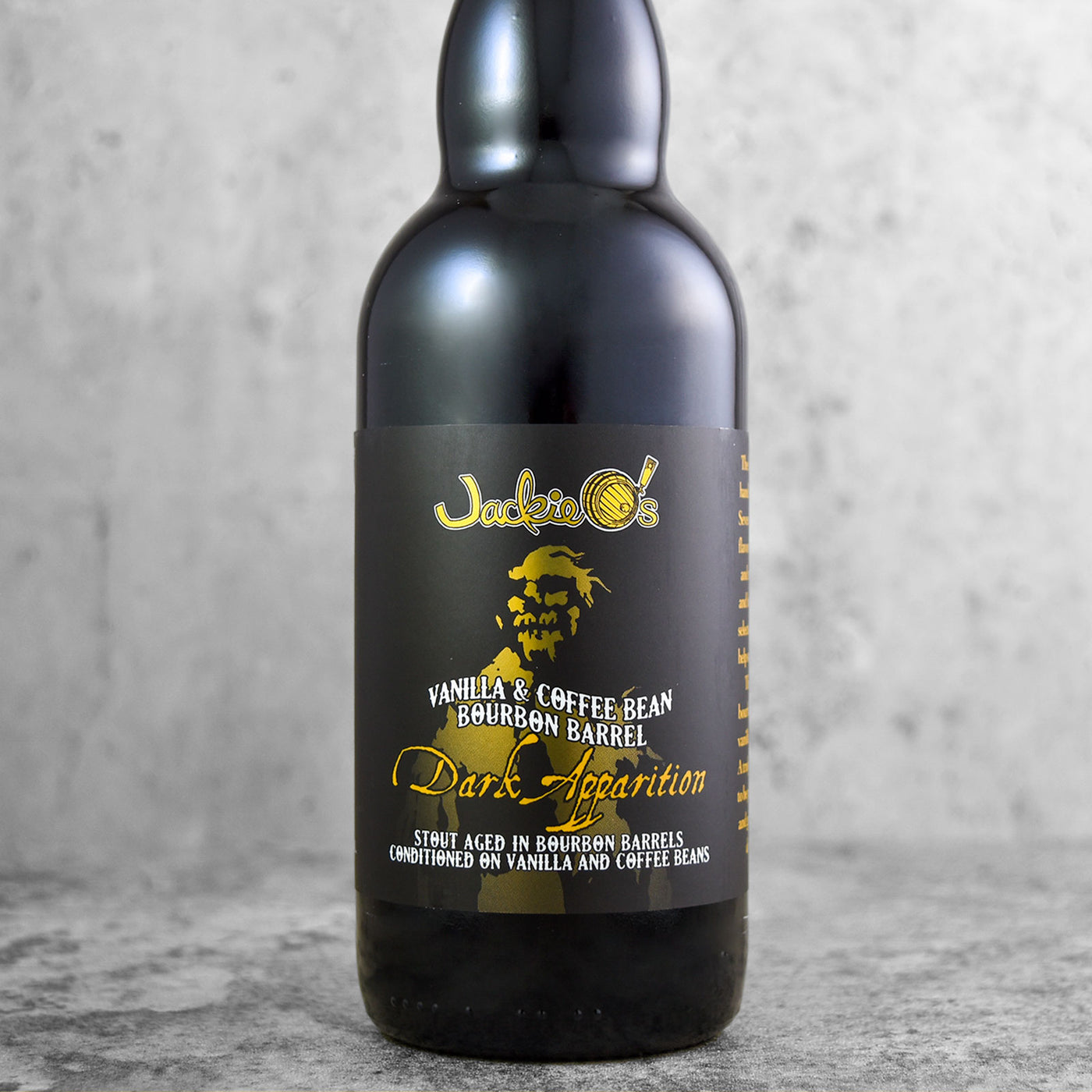 Jackie O's Barrel Aged Dark Apparition With Vanilla & Coffee