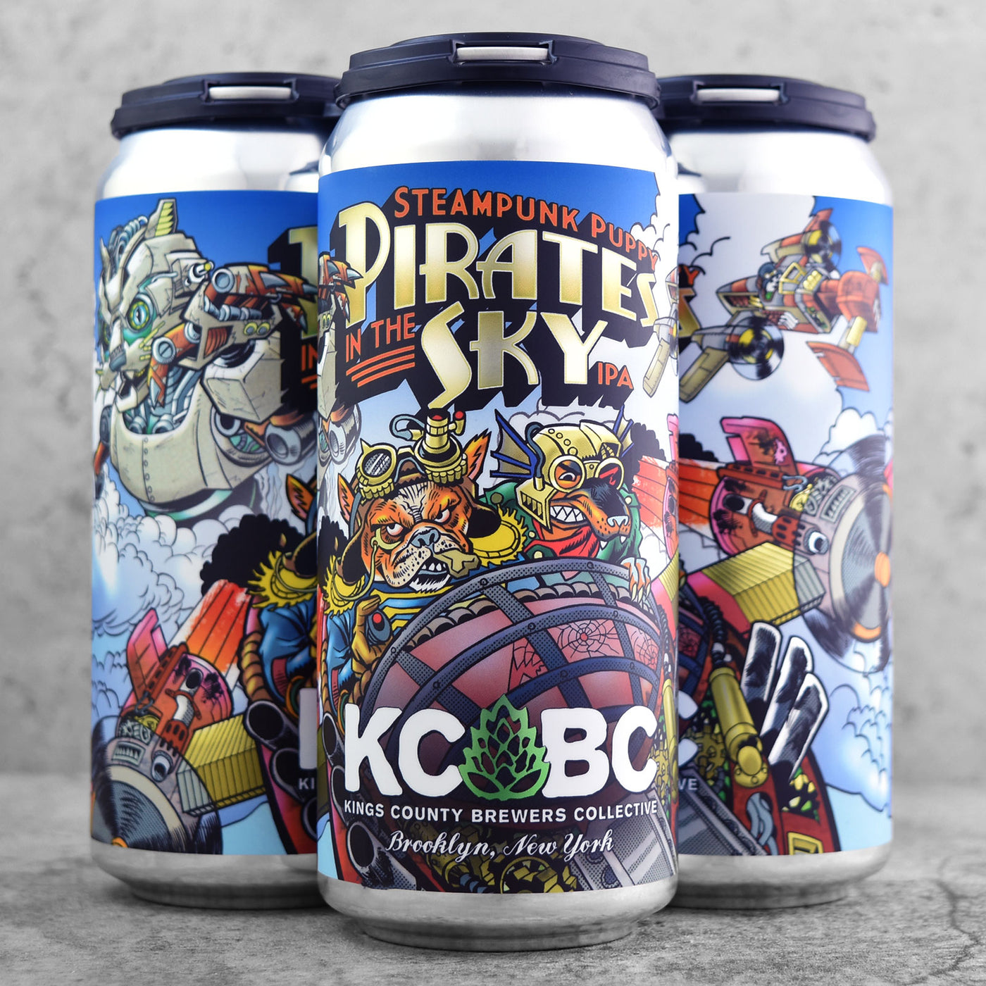 KCBC Steampunk Puppy Pirates In The Sky