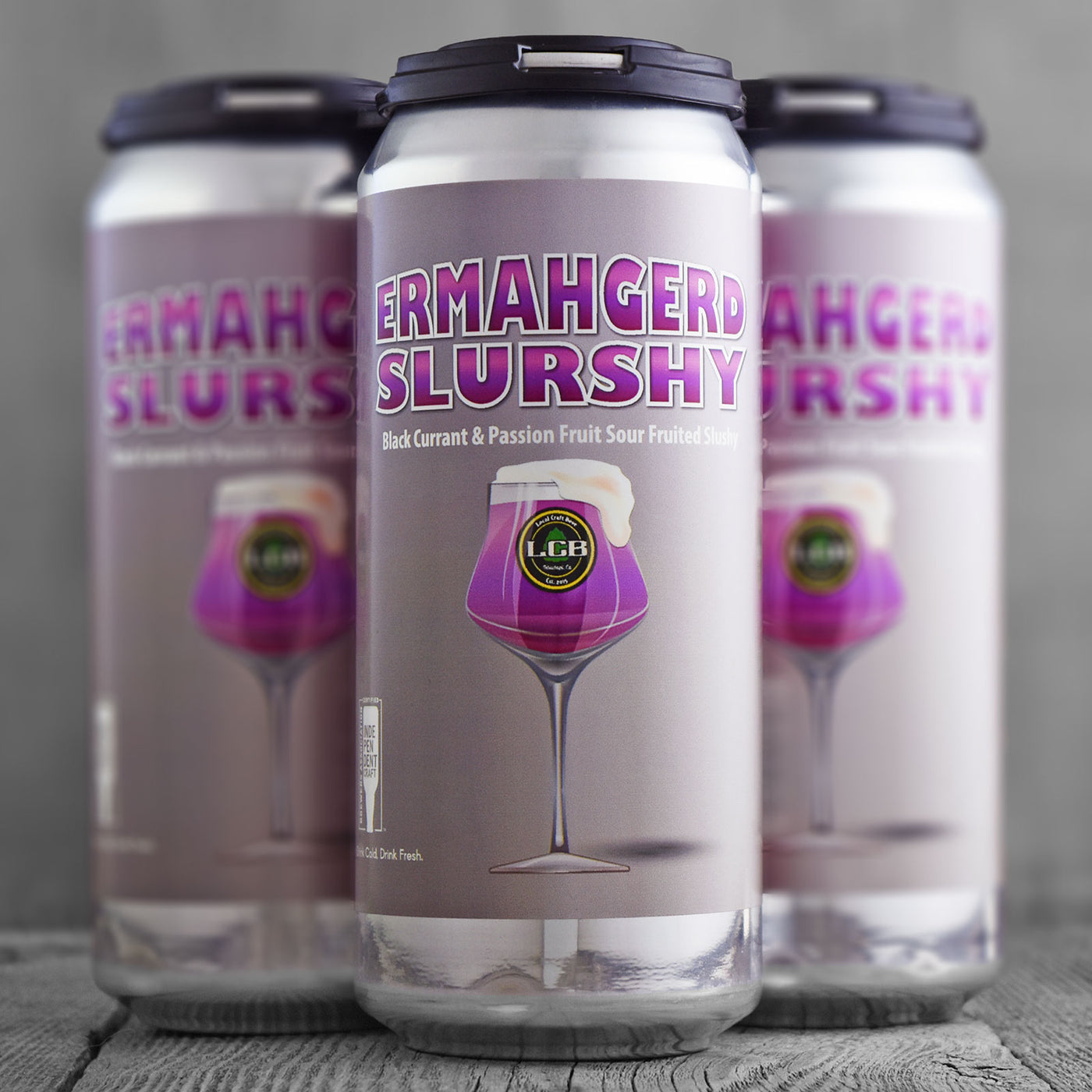 Local Craft Beer Ermahgerd Slurshy (Black Currant & Passion Fruit)