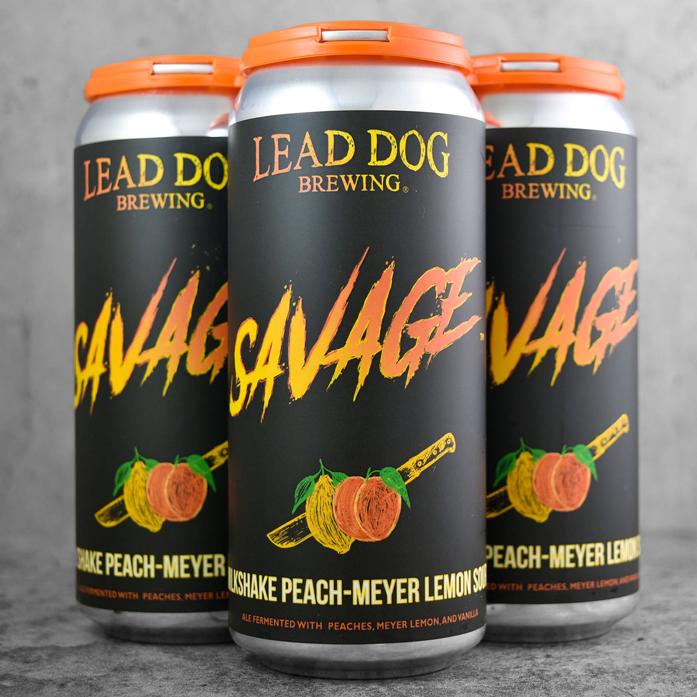 Lead Dog Savage Sour Series - Peach & Meyer Lemon