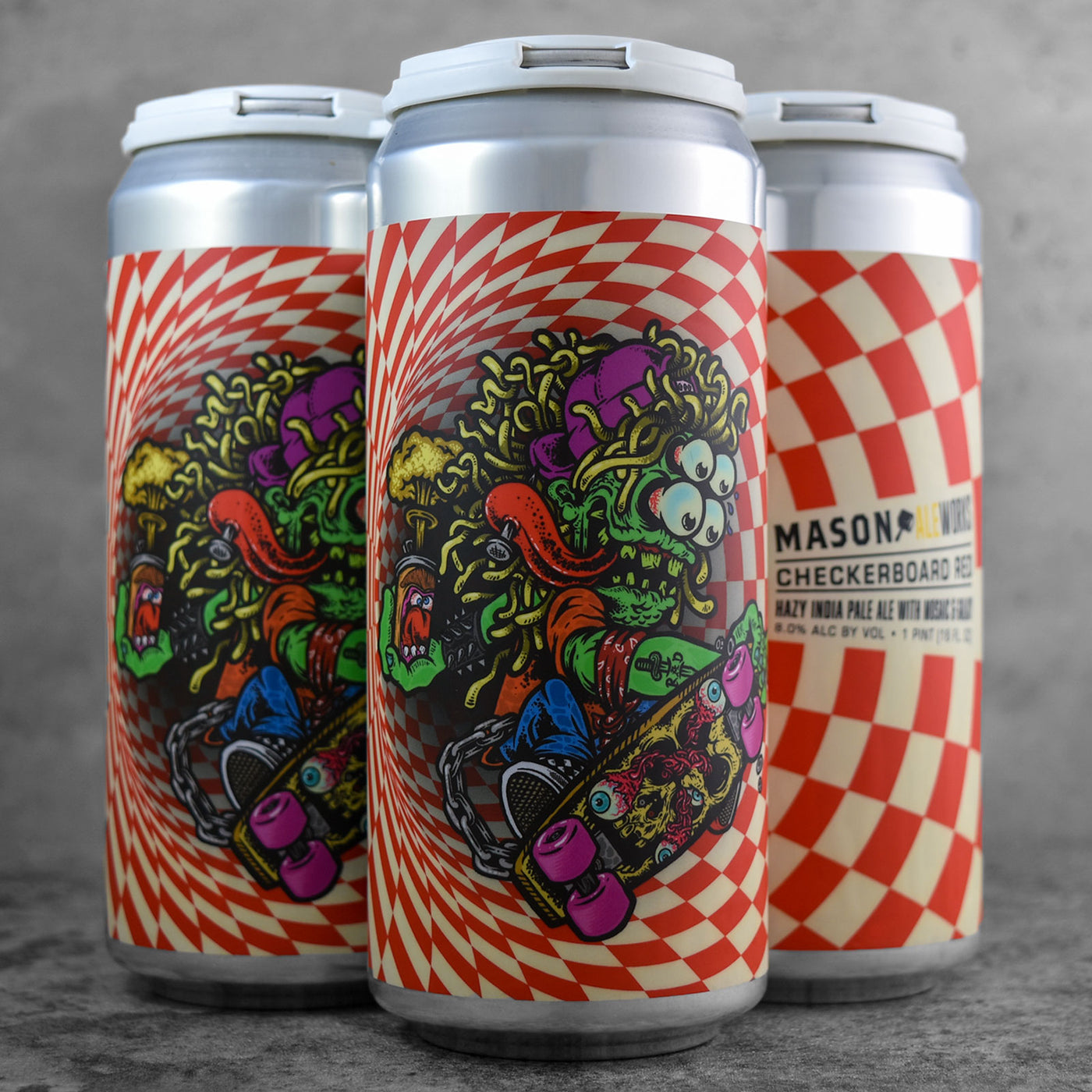 Mason Ale Works Checkerboard Red