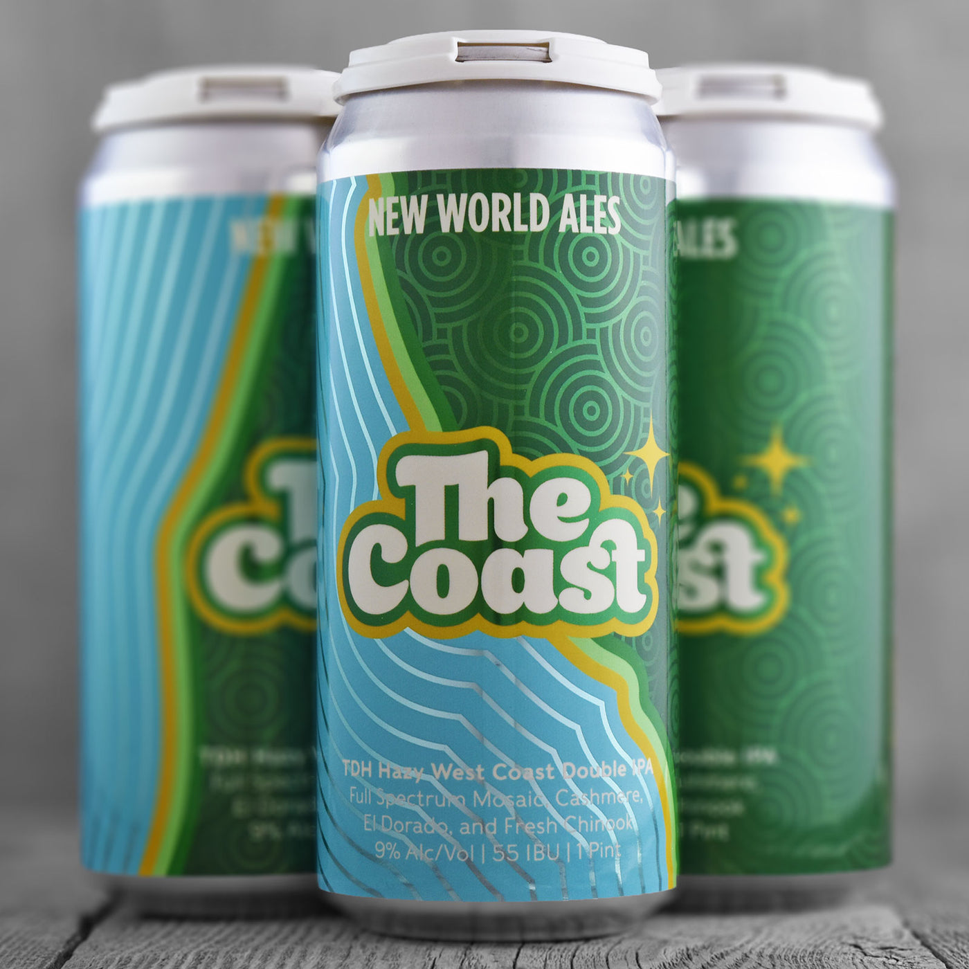 New World Ales The Coast TDH Hazy West Coast Double IPA