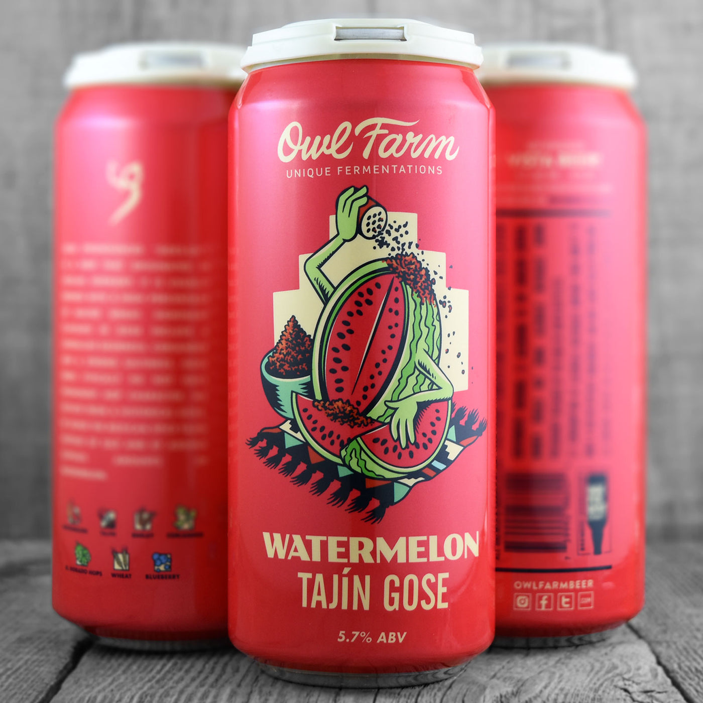 Owl Farm Unique Fermentations Watermelon Tajin Gose