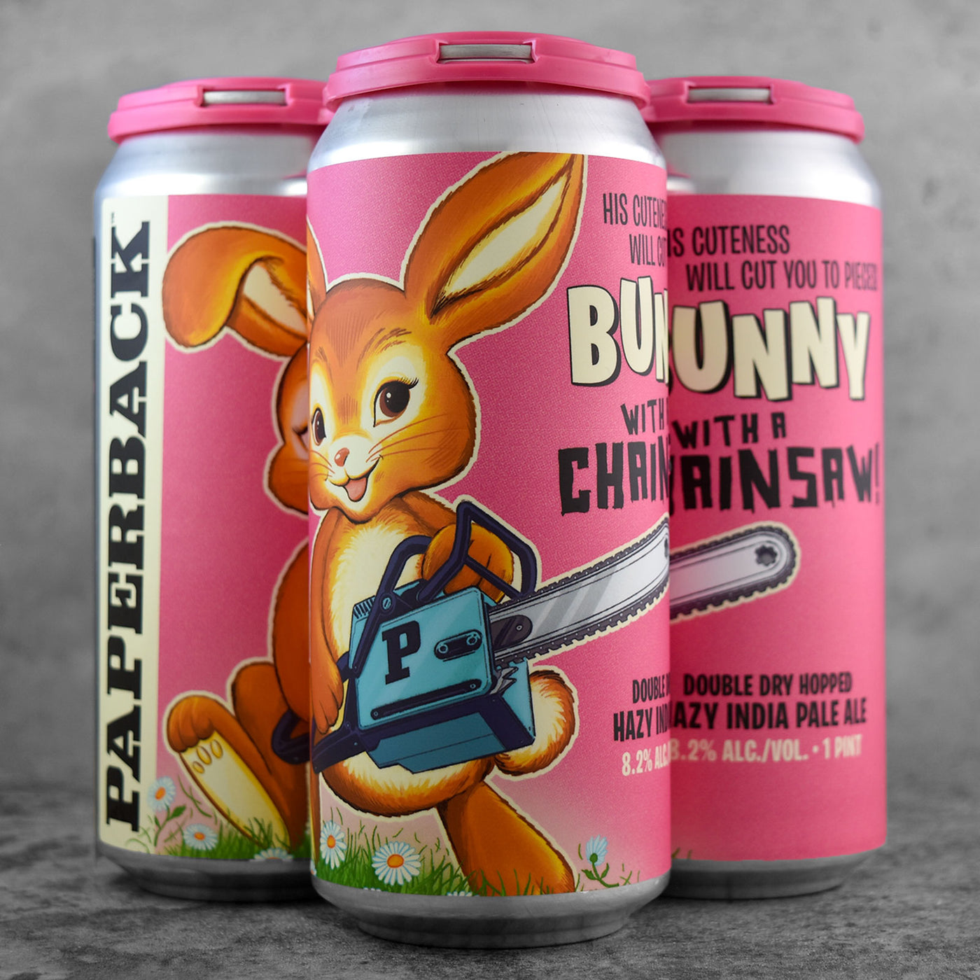 Paperback Bunny With A Chainsaw