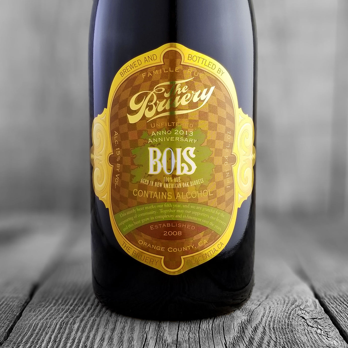 The Bruery Bois American Oak Barrel Aged