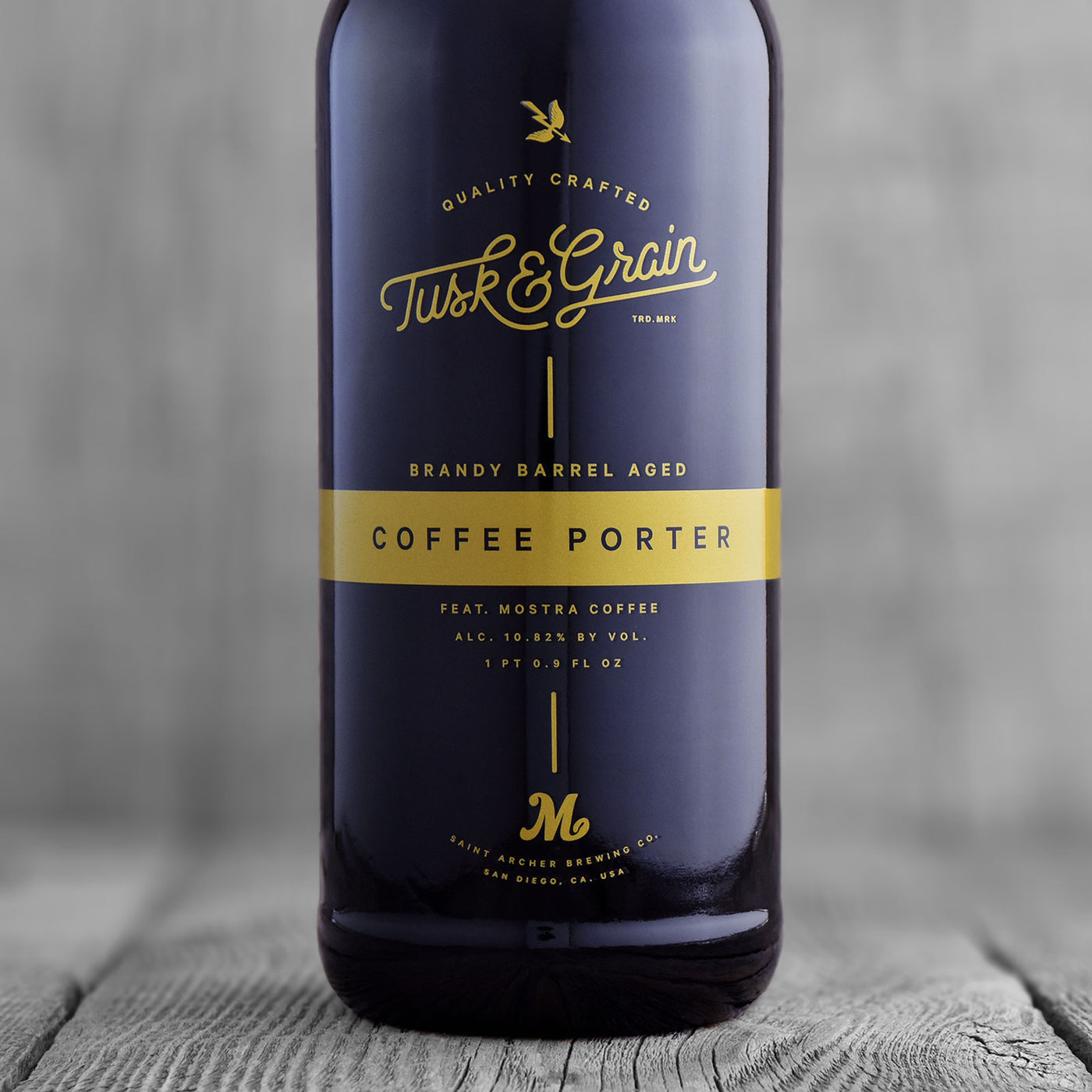 Tusk & Grain Brandy Barrel Aged Coffee Porter Feat. Mostra Coffee