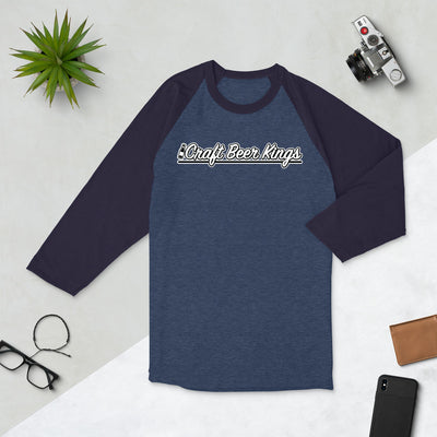 Craft Beer Kings - 3/4 sleeve raglan shirt